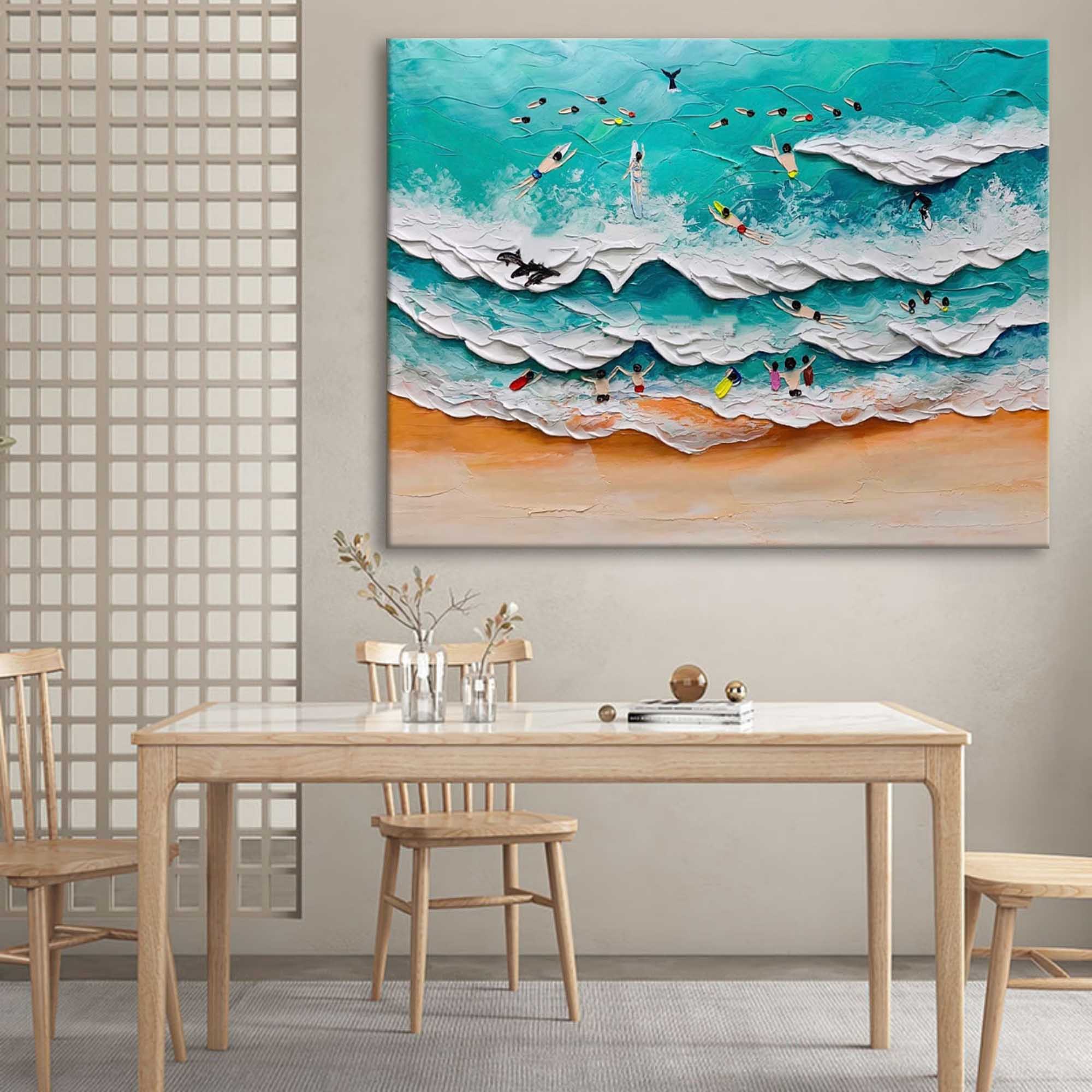 Plaster Art Texture Painting SG210 - Neutralighting