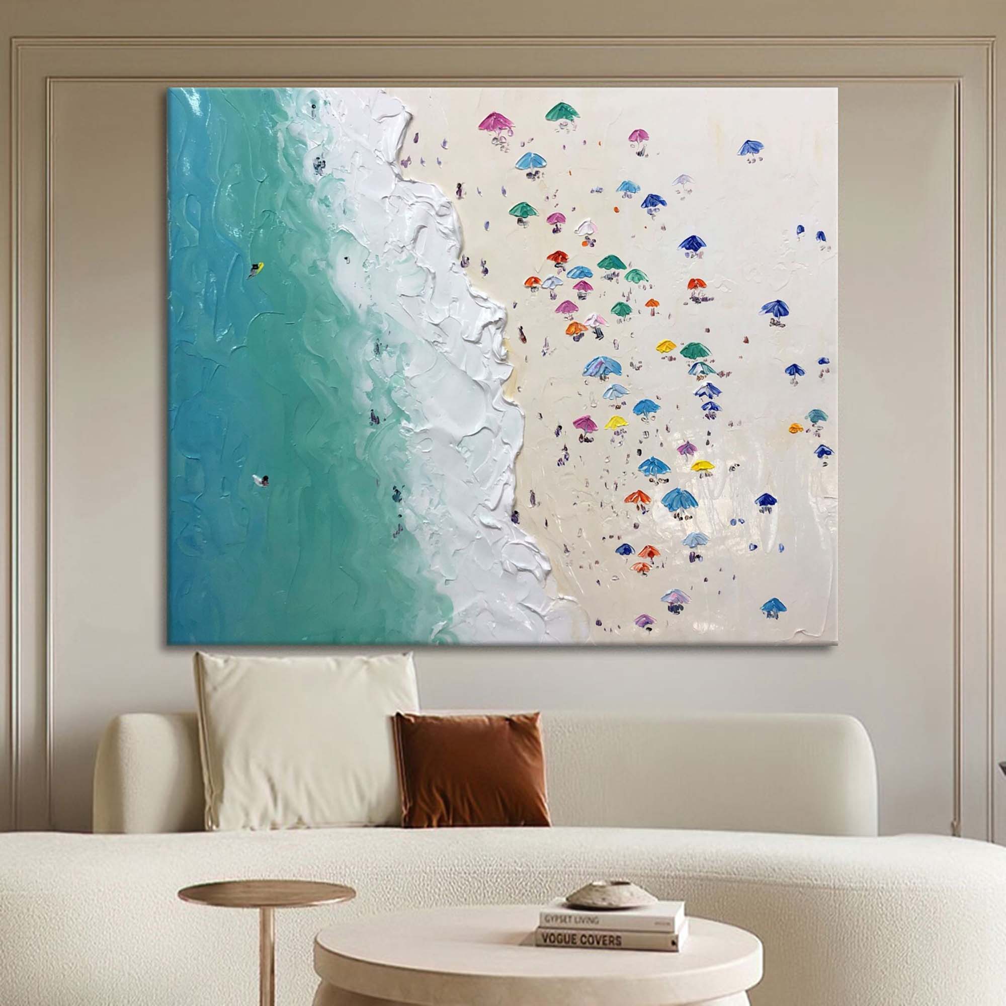 Plaster Art Texture Painting SG208 - Neutralighting