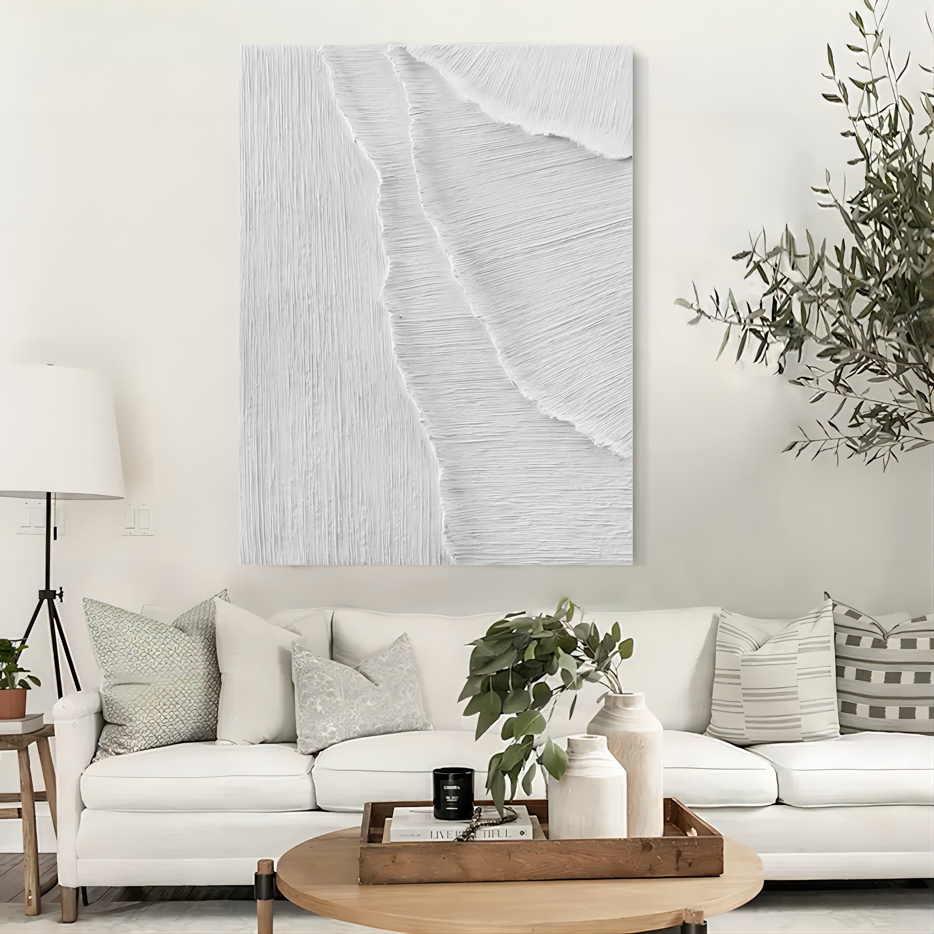Plaster Art Texture Painting TX098 - Neutralighting