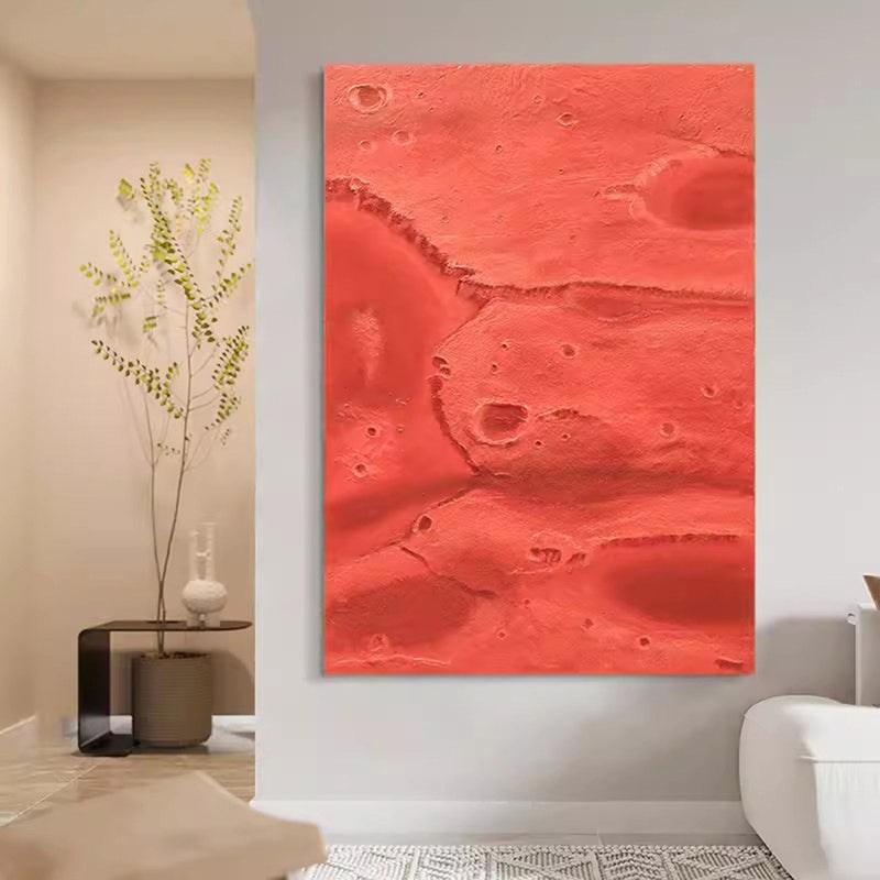 Wall Art Martian Landscape Molten Expressionism