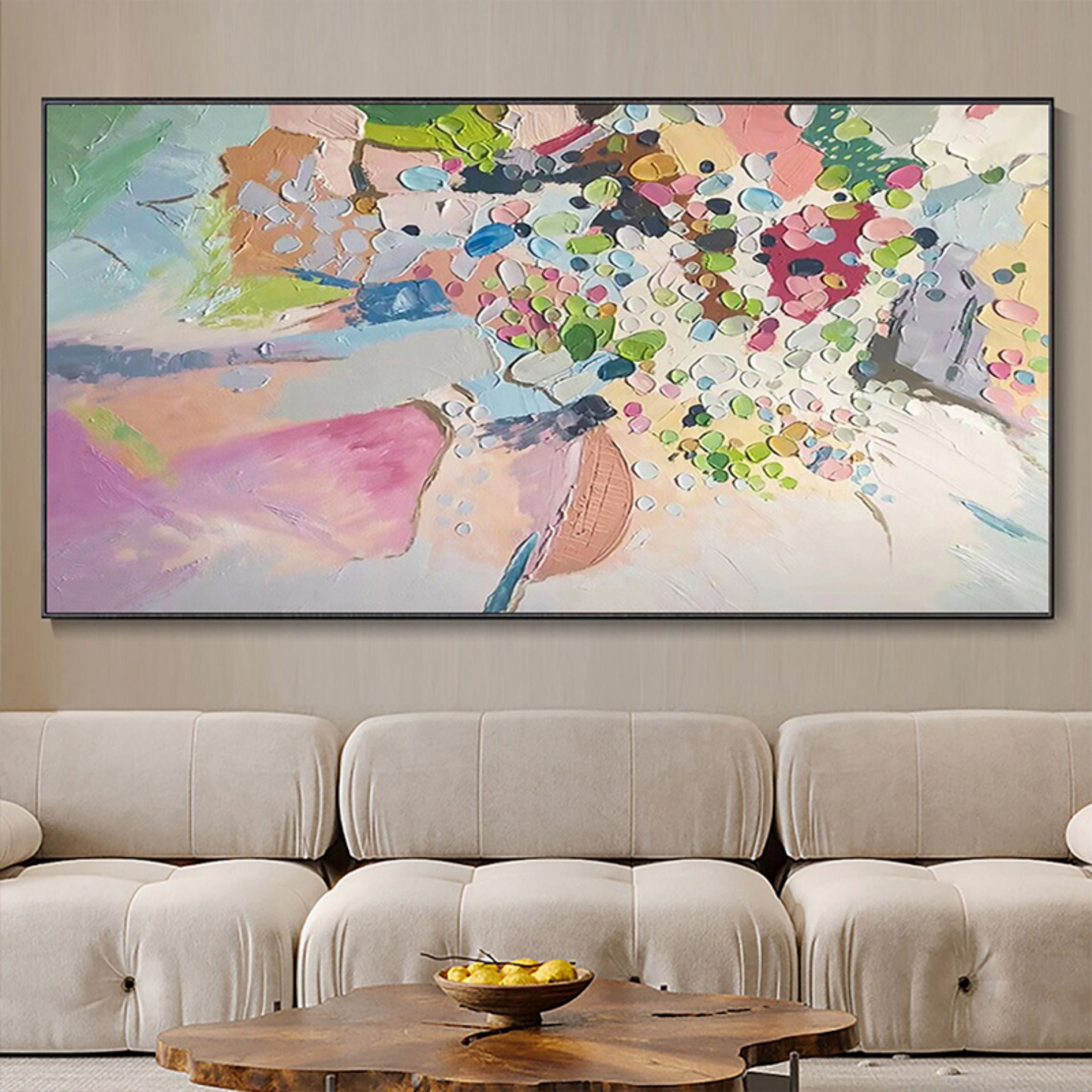 Plaster Art Texture Painting SG050 - Neutralighting