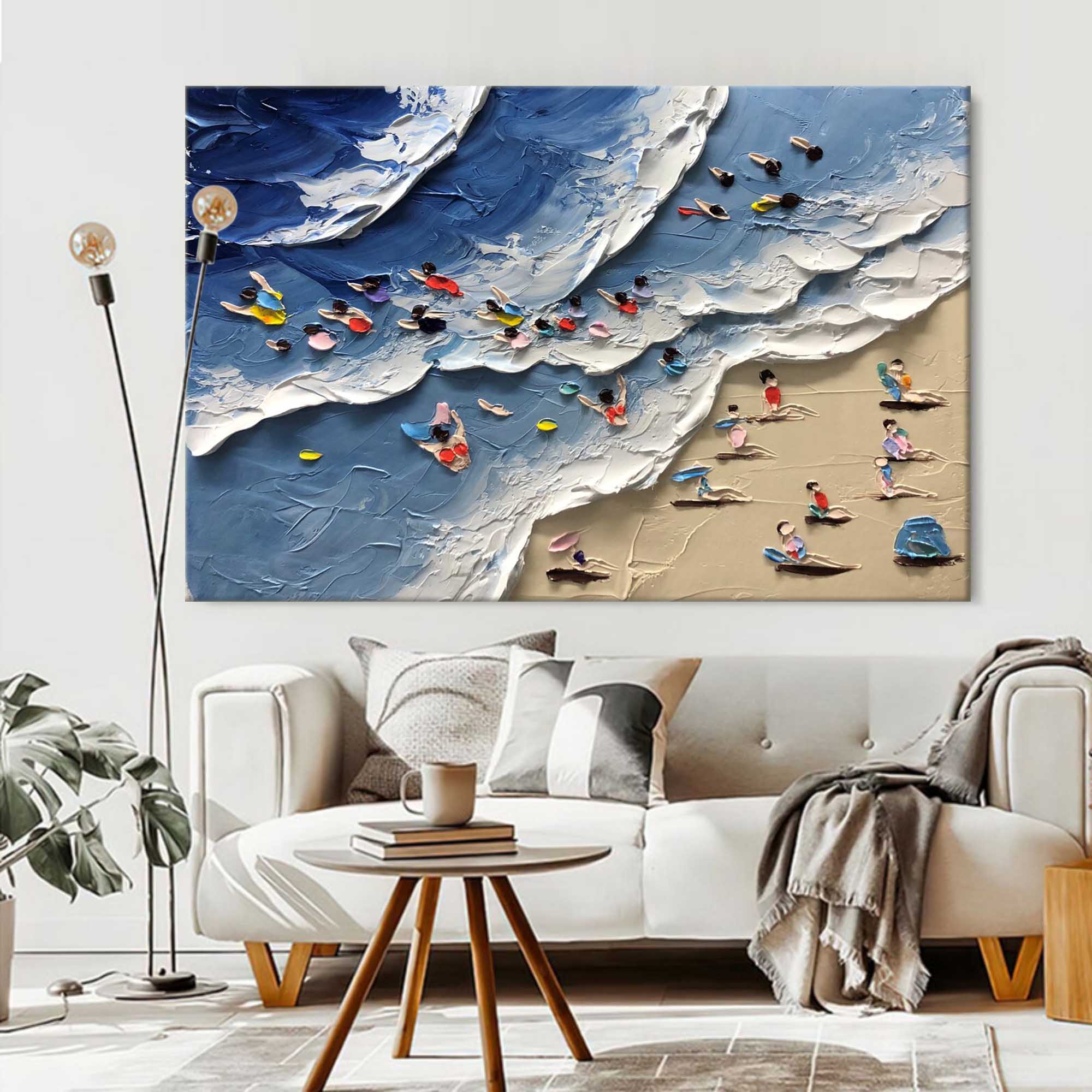 Plaster Art Texture Painting SG209 - Neutralighting