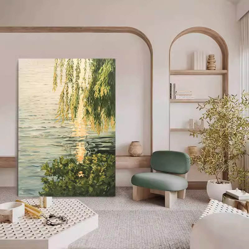 Wall Art Landscape Water Soft Gradient