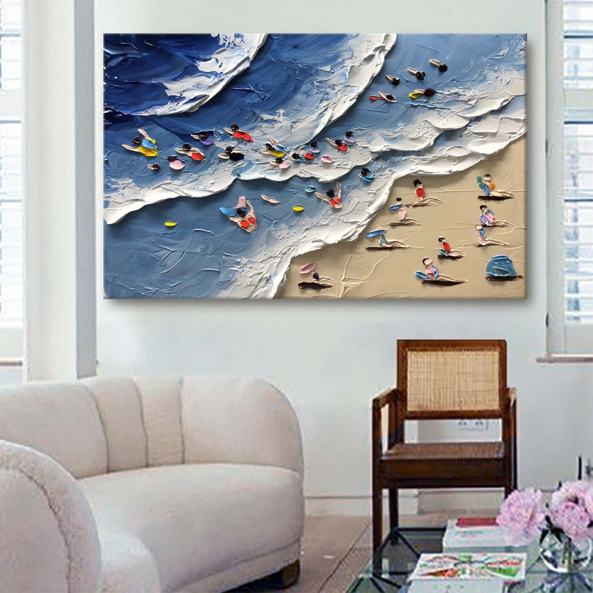 Plaster Art Texture Painting SG209 - Neutralighting
