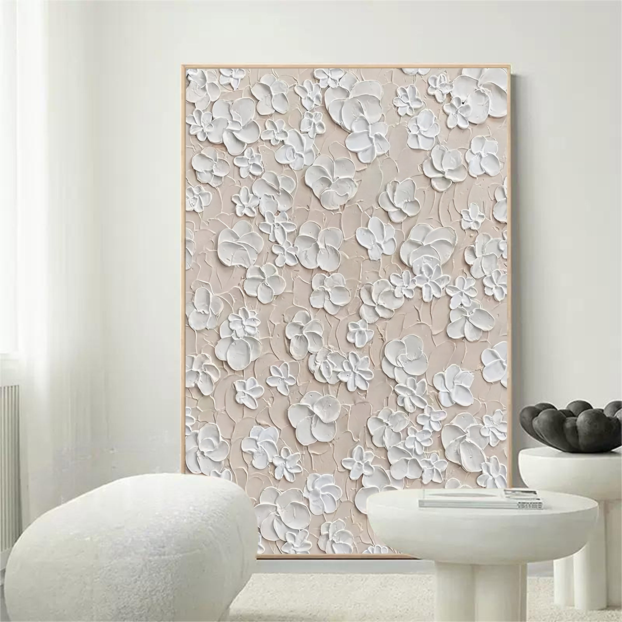Plaster Art Texture Painting #SG039 - Neutralighting