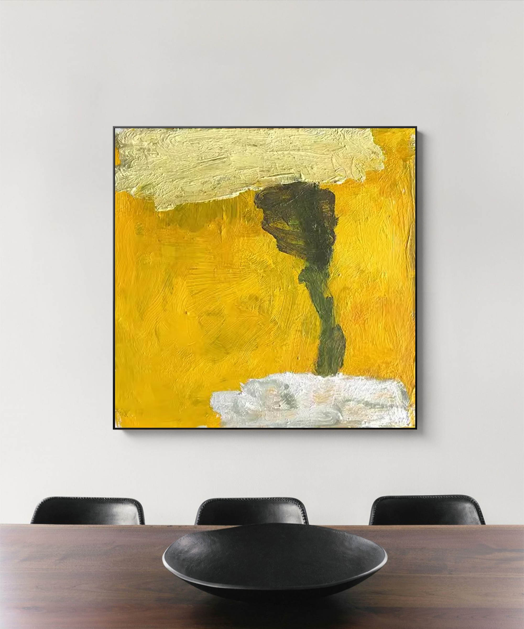 Wall Art Abstract Tree in Gold