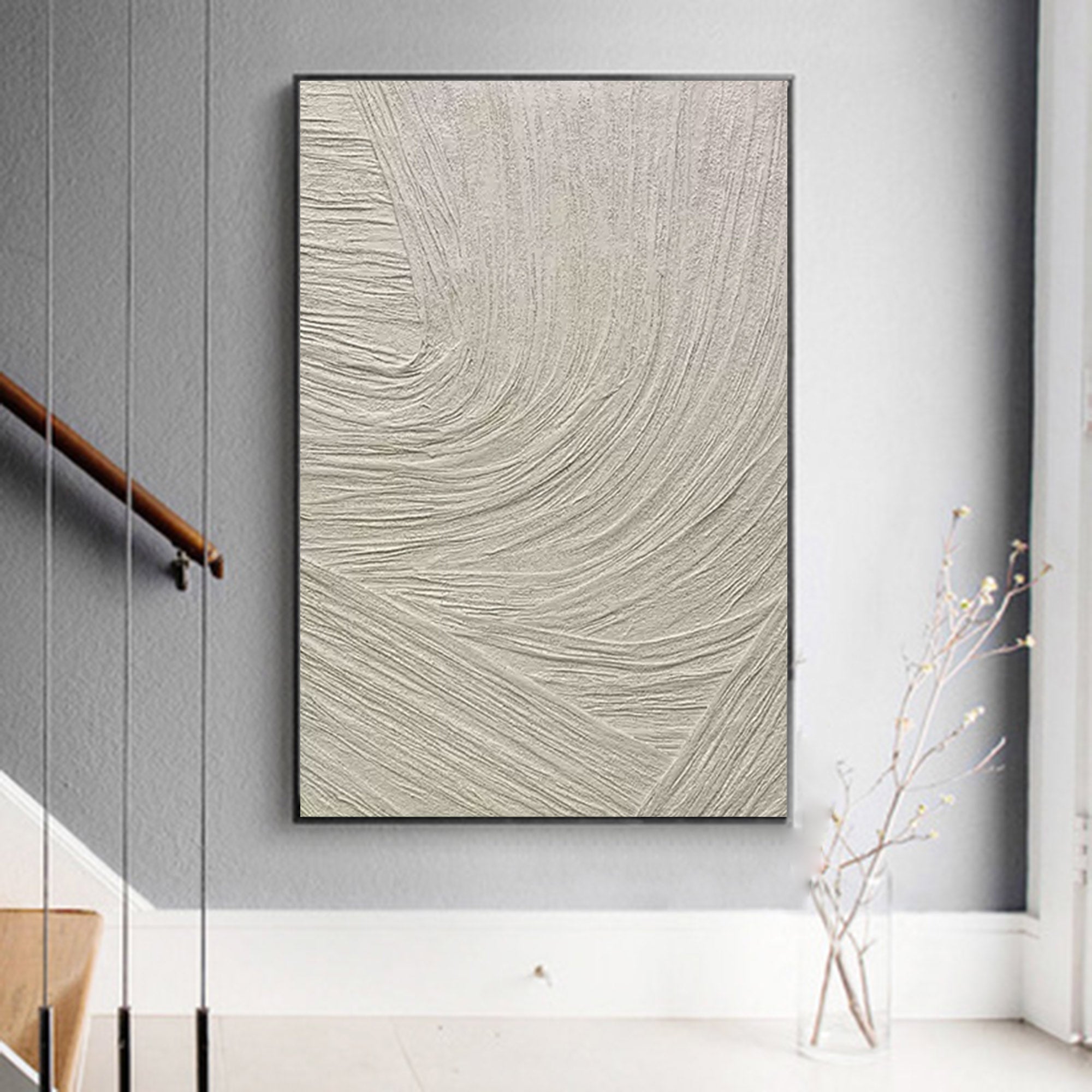 Plaster Art Texture Painting SG032 - Neutralighting