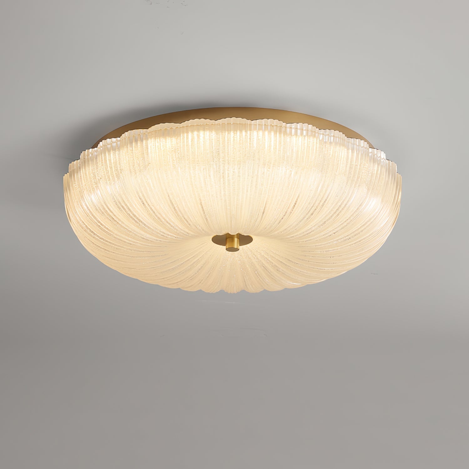 Halo Ceiling Light Ripple Glass - Neutralighting