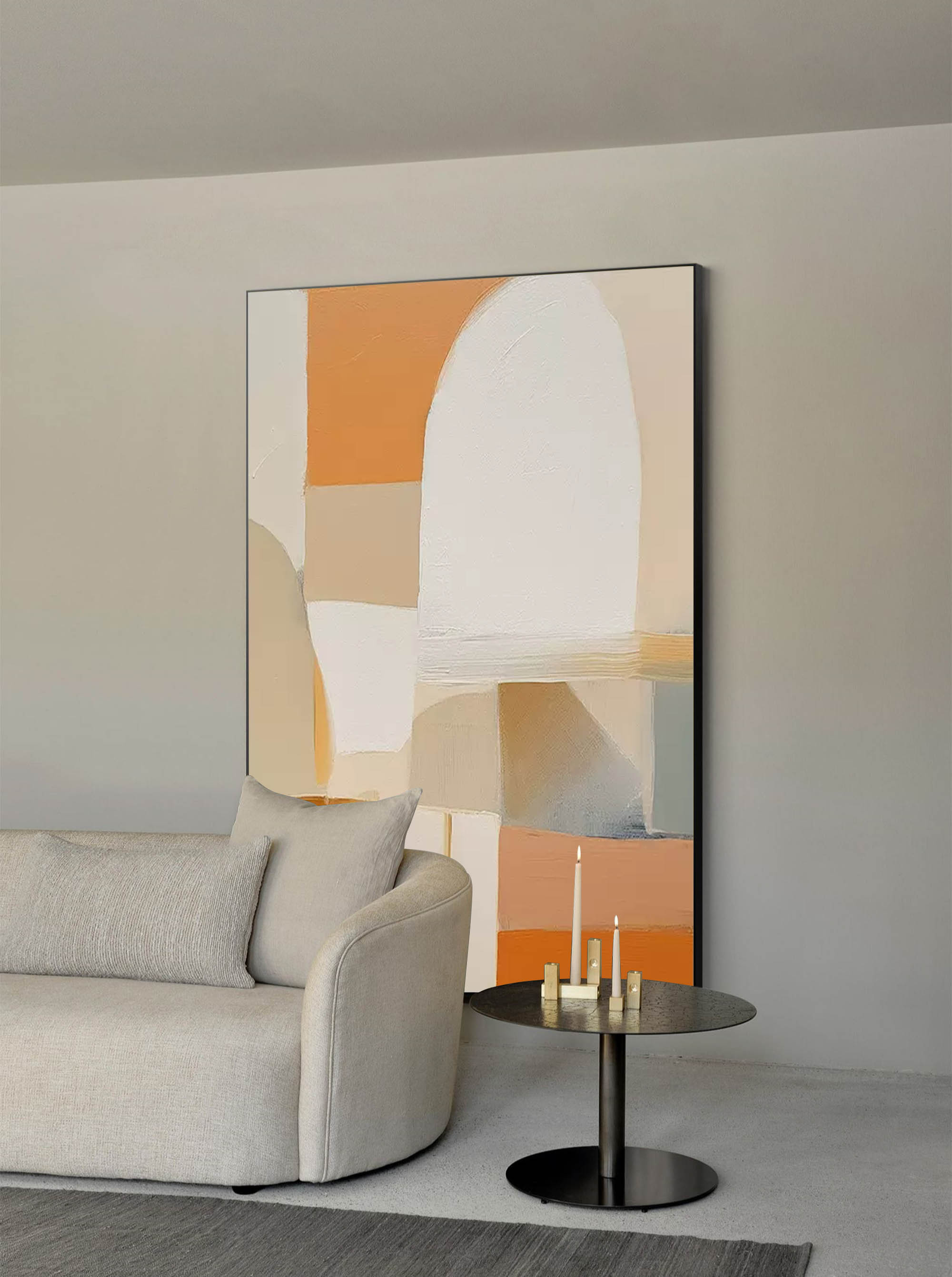 Wall Art Geometric Elegant Neutral Serene