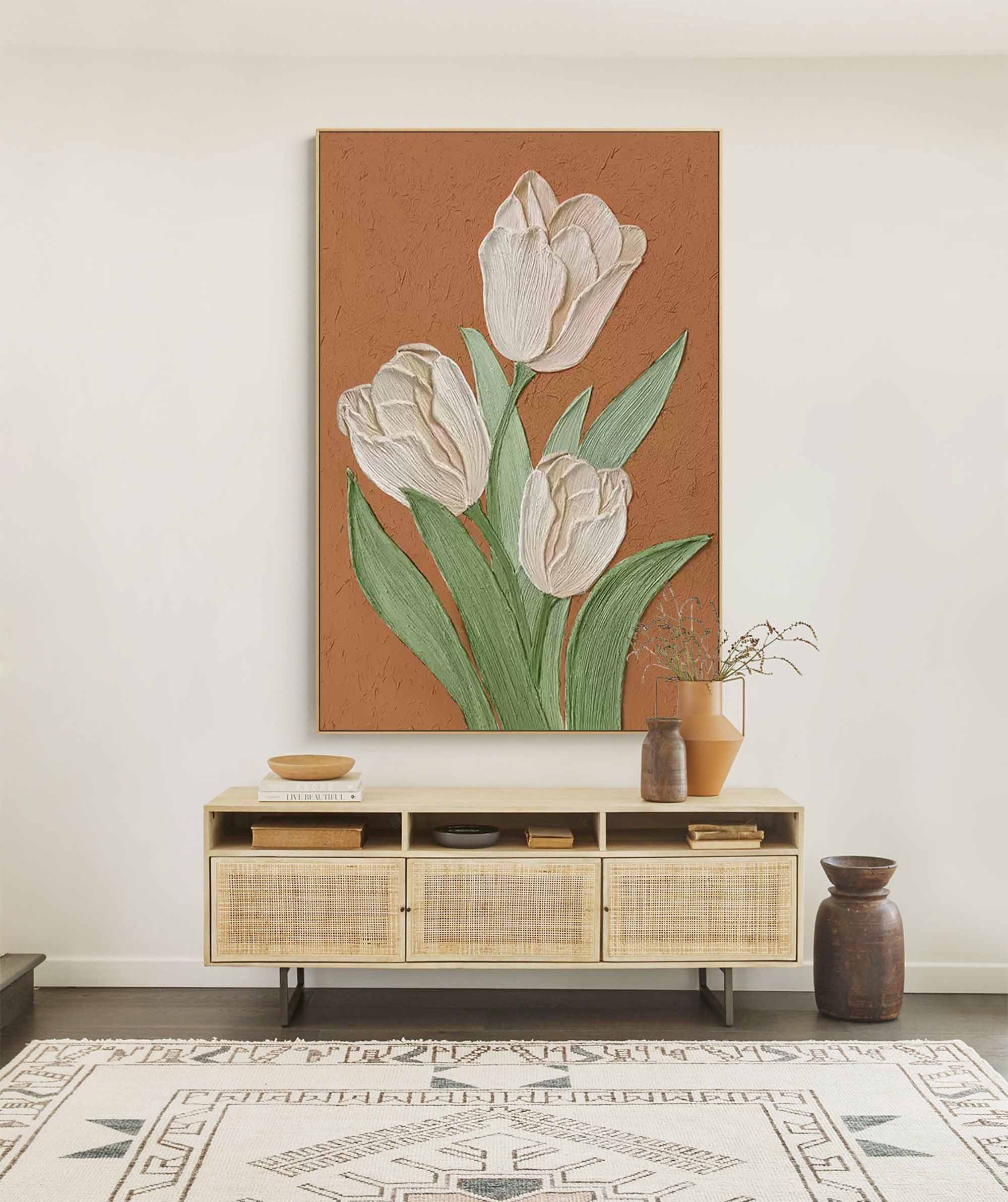 Flower Canvas Art FL013 - Neutralighting