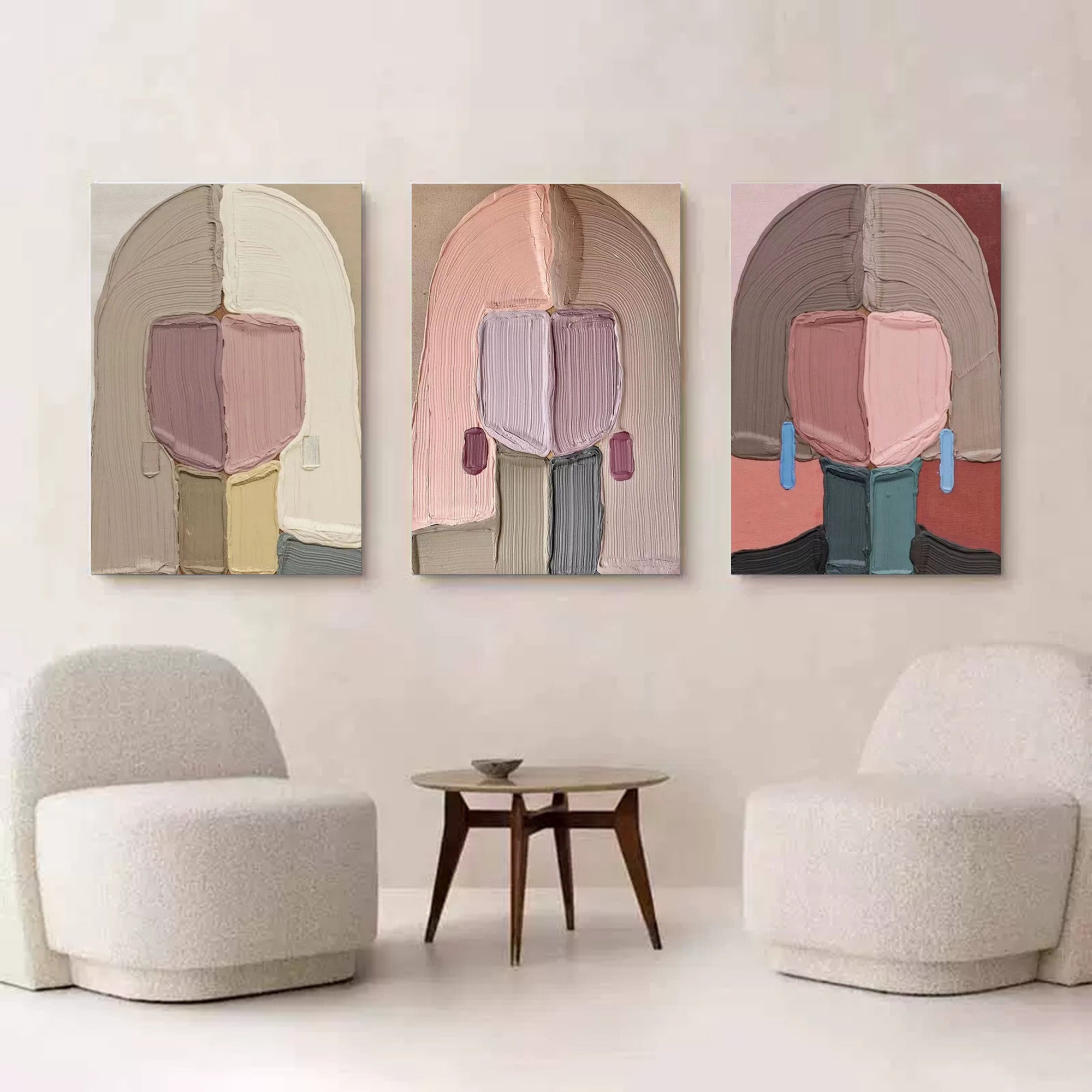 Abstract Painting Set of 3 SP085 - Neutralighting