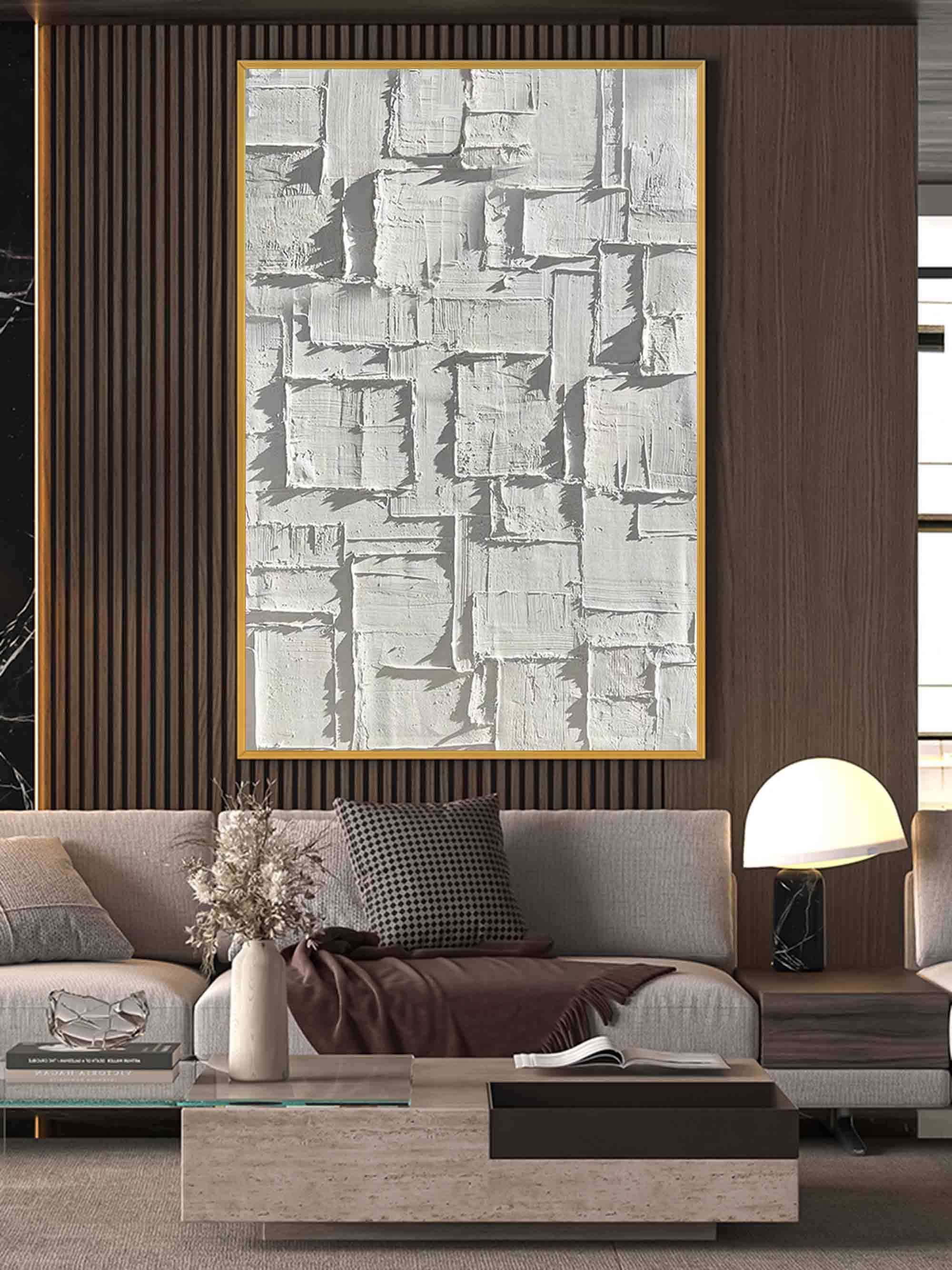 Plaster Art Texture Painting SG225 - Neutralighting