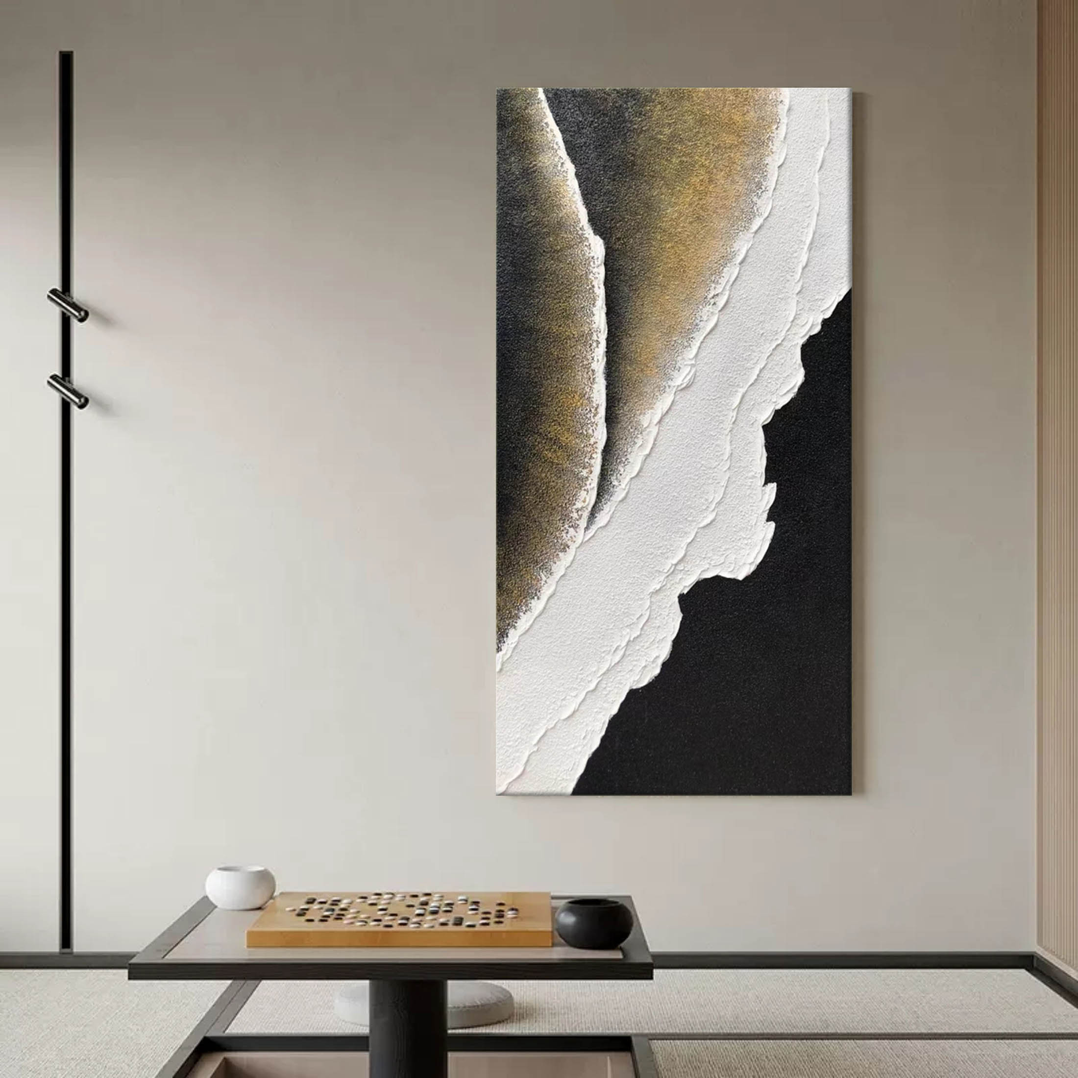 Plaster Art Texture Painting SG224 - Neutralighting