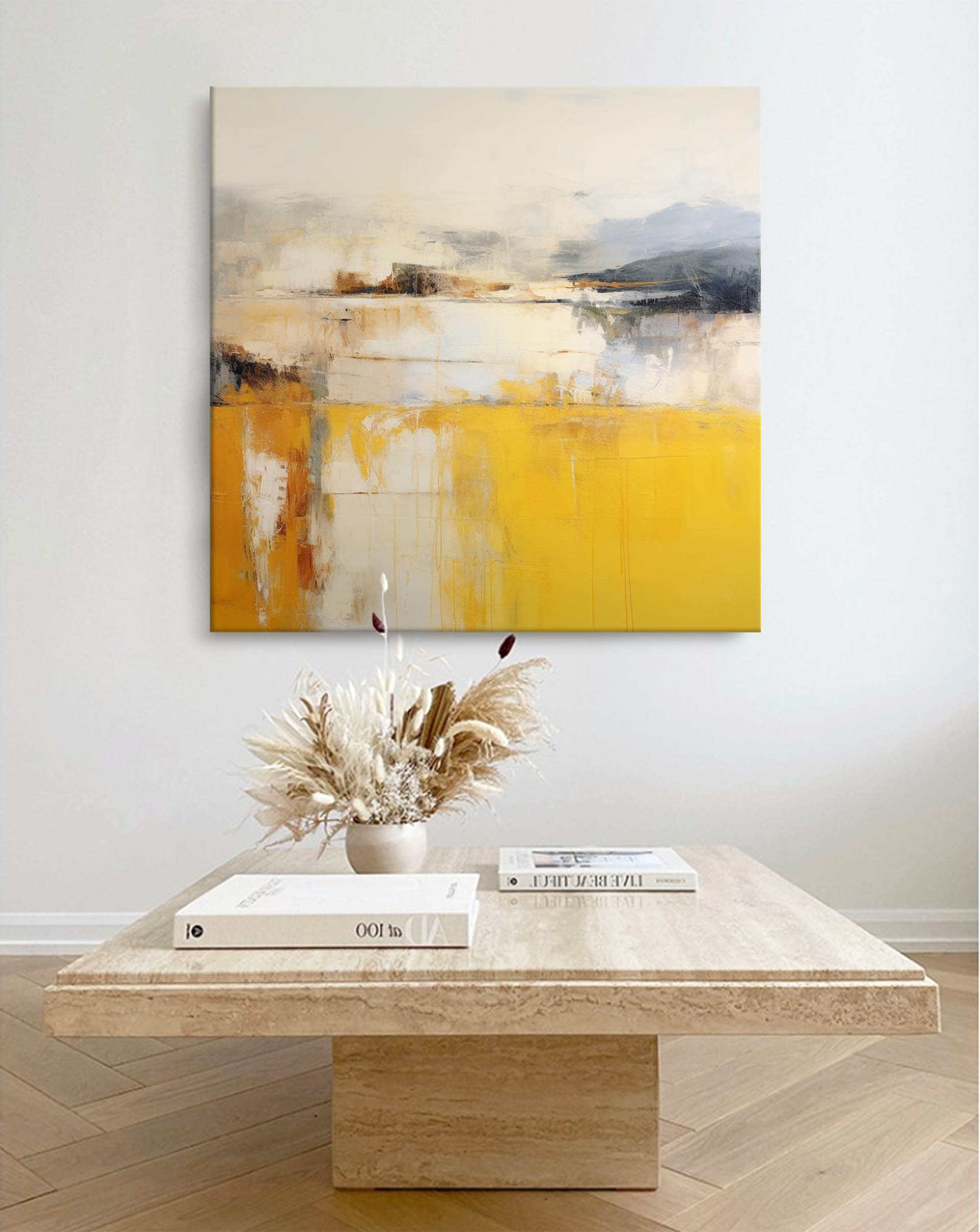 Abstract Canvas Art AB056 - Neutralighting
