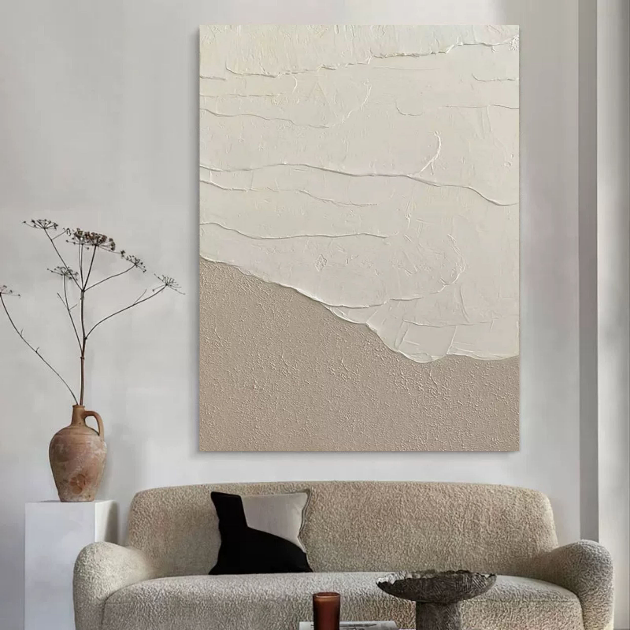 Wall Art Square Abstract Coastal Dune