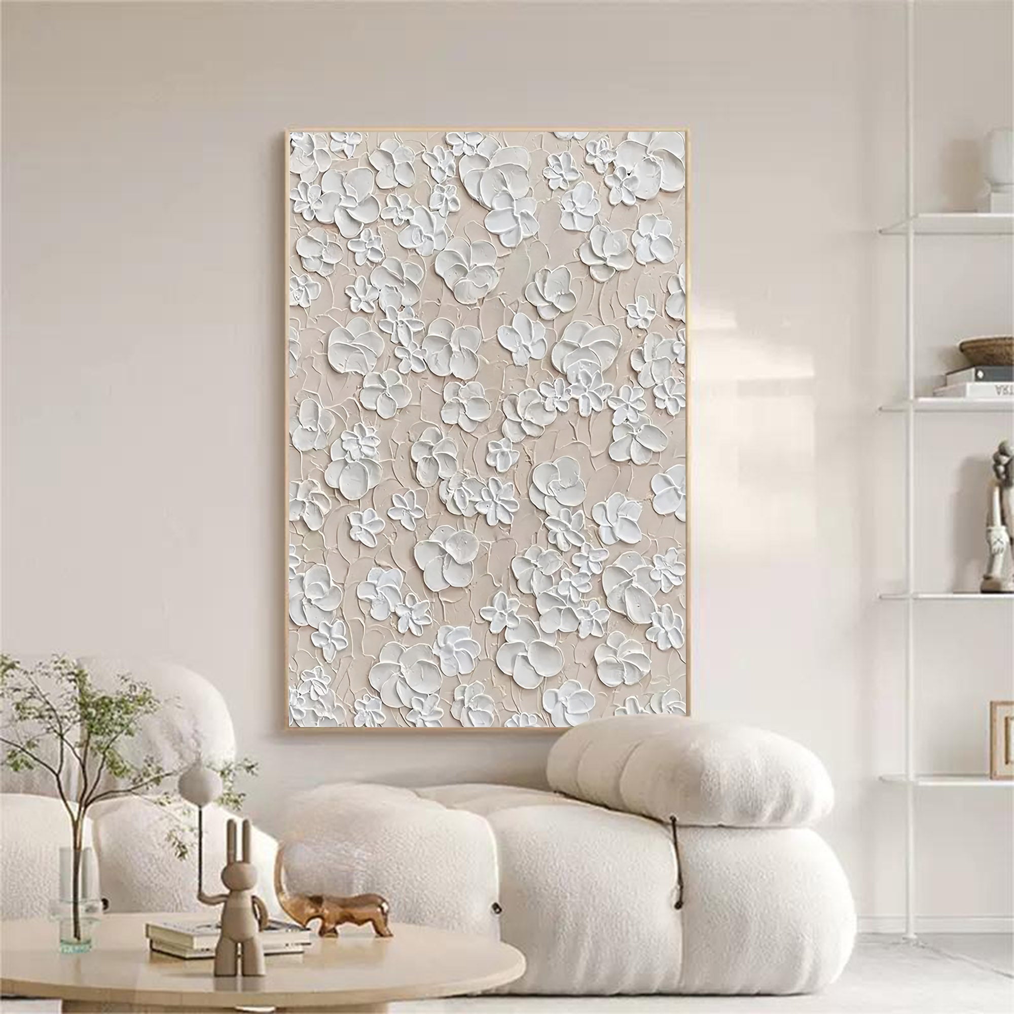 Plaster Art Texture Painting #SG039 - Neutralighting