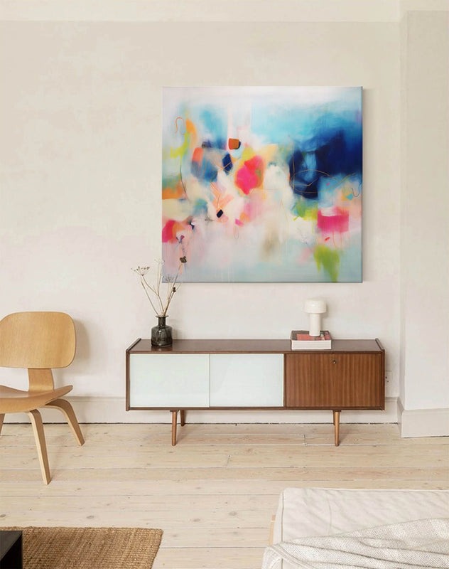 Colorful Abstract Oil Painting