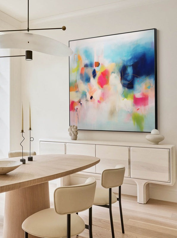 Colorful Abstract Oil Painting