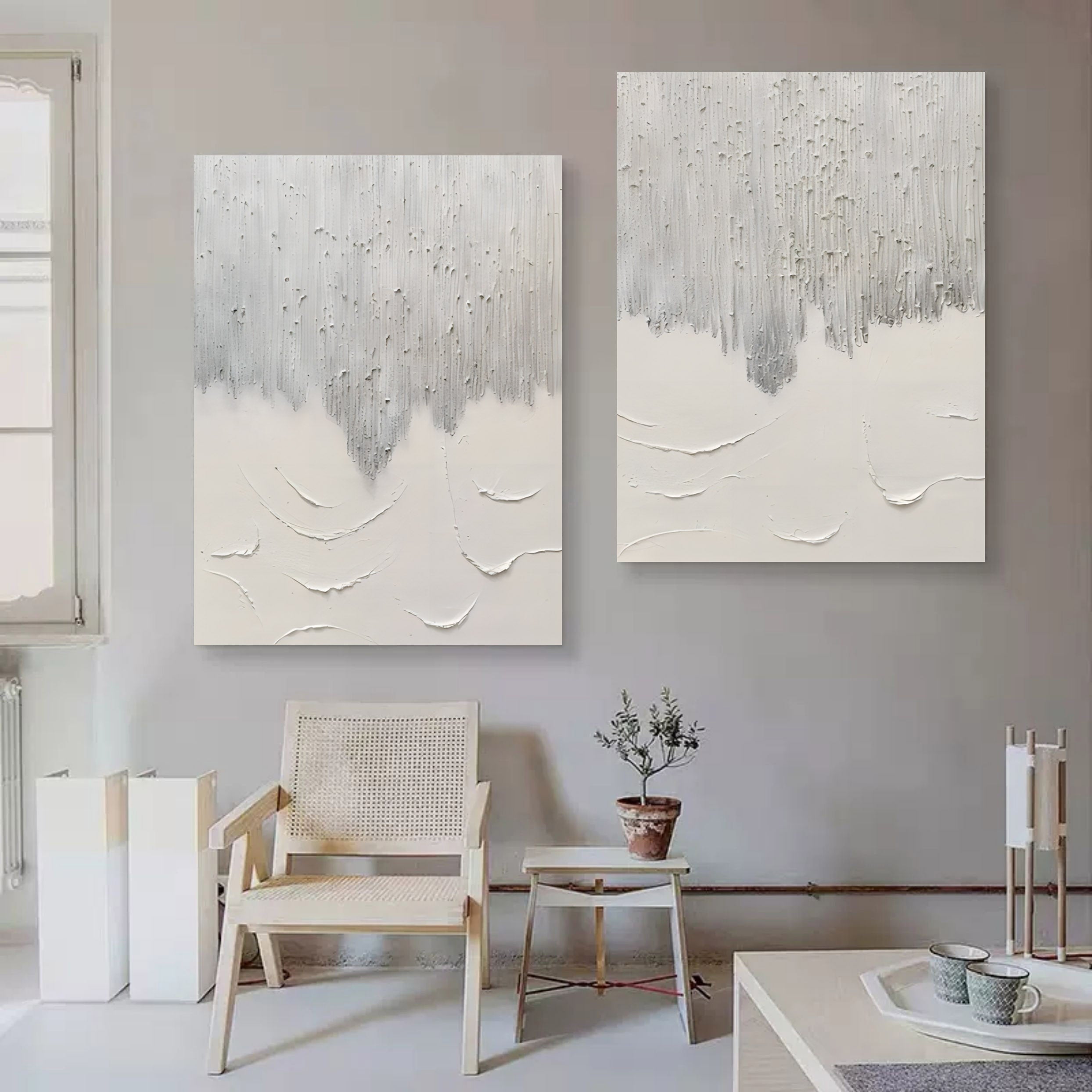 Abstract Painting Set Of 2 SP081 - Neutralighting
