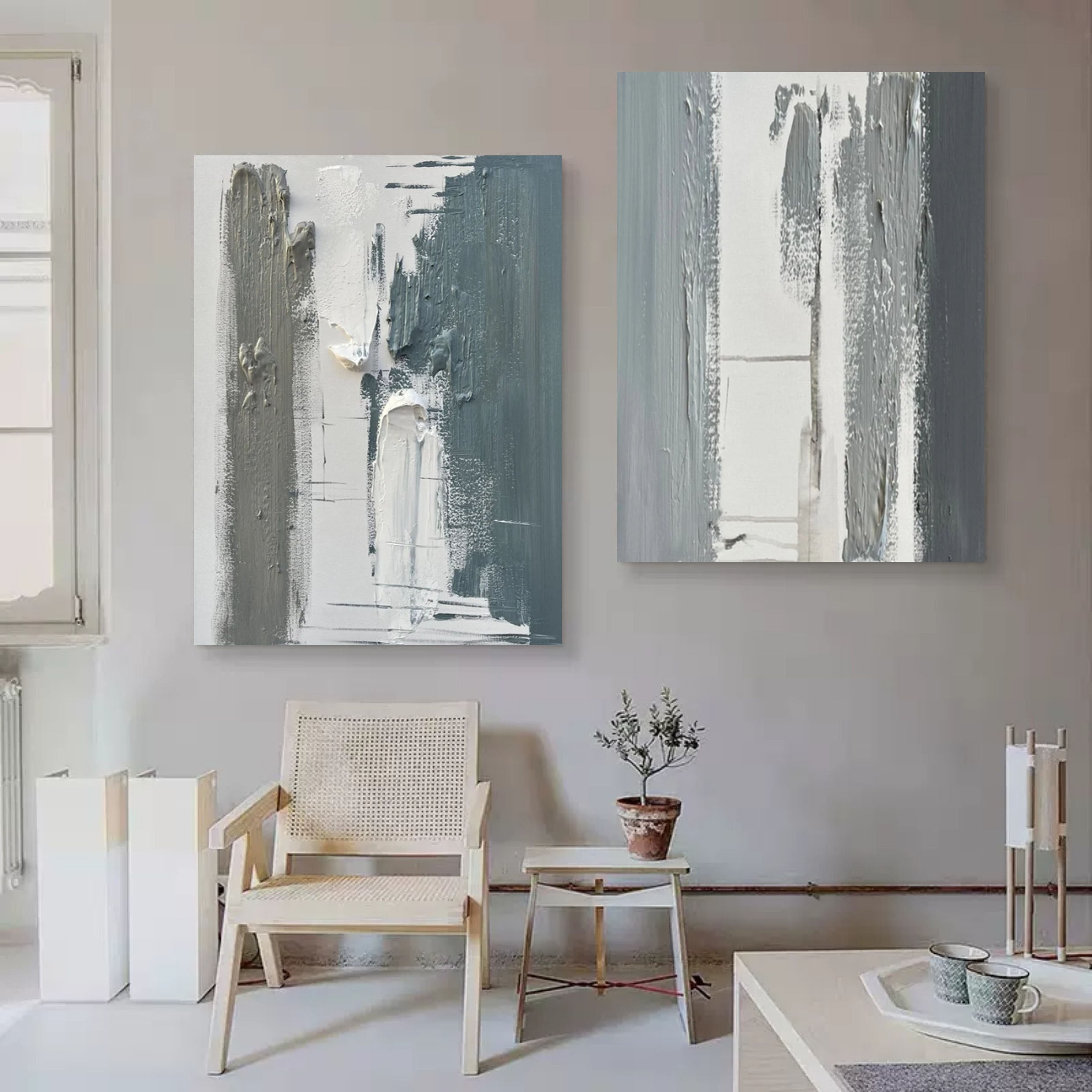 Wall Art Abstract Minimalist Zen Calm