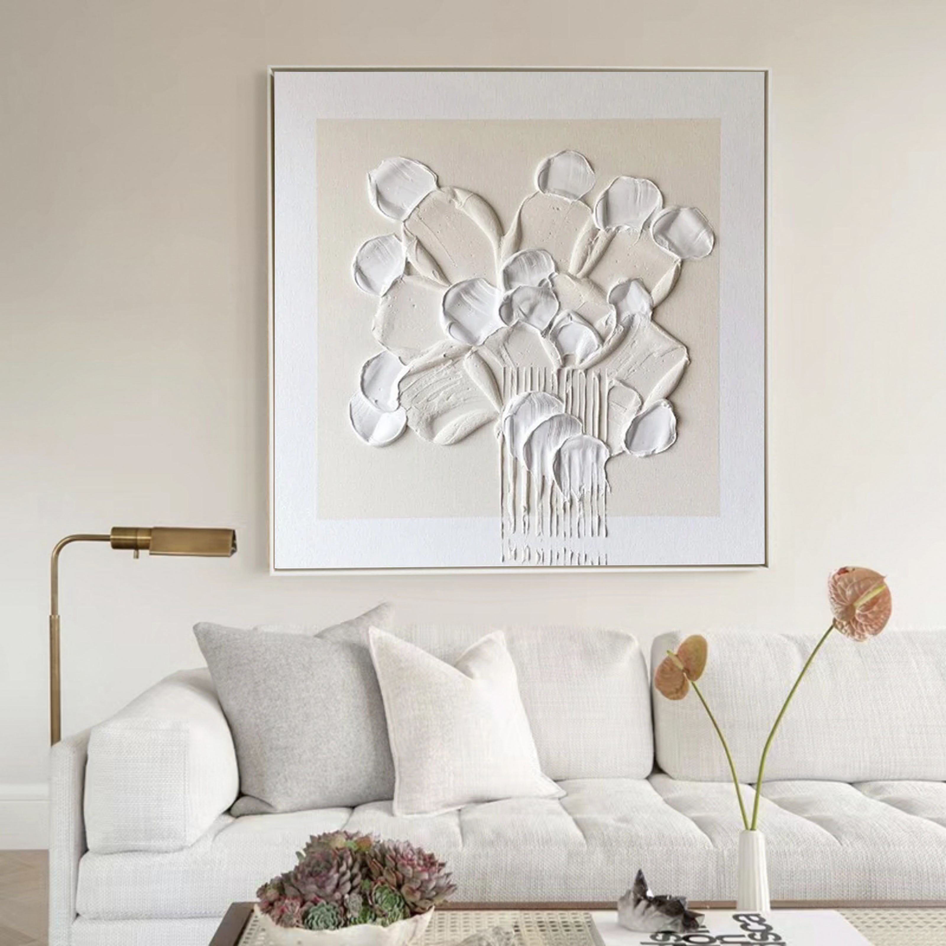Wall Art Minimalist Impasto Abstract Elegant