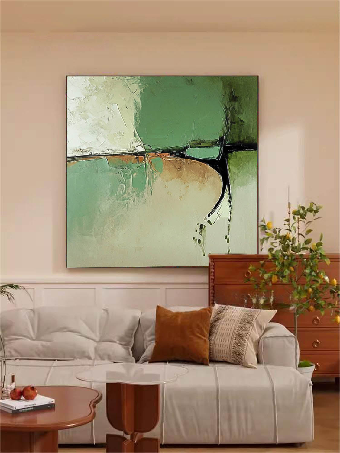 Abstract Canvas Art #AB709