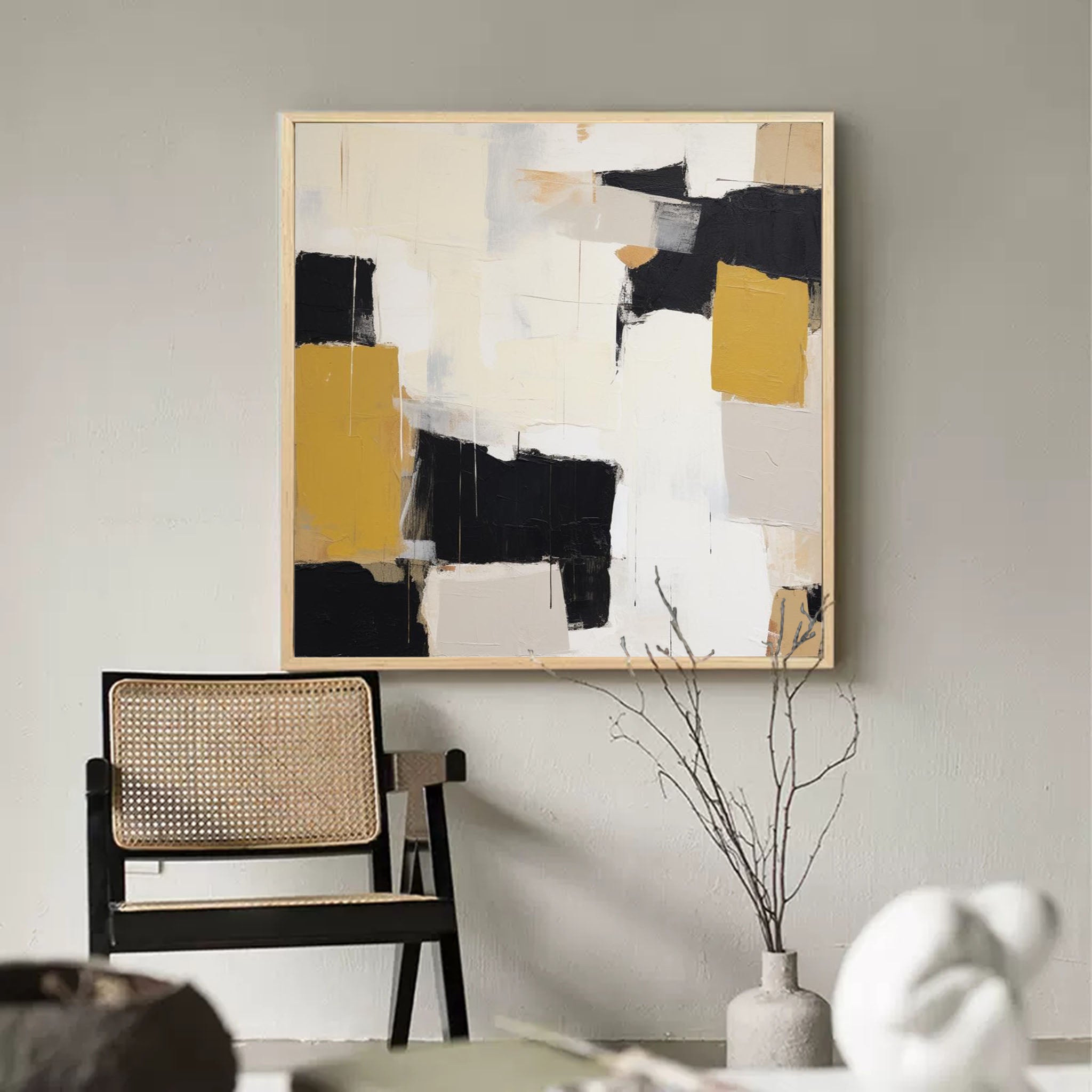 Wall Art Irregular Abstract Warm Neutral