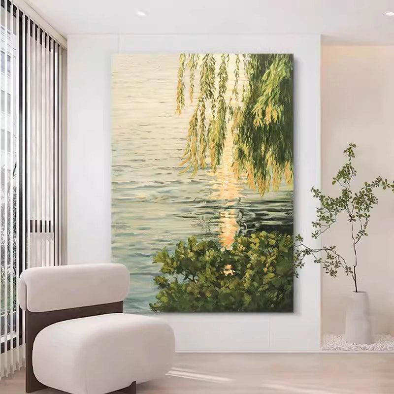 Wall Art Landscape Water Soft Gradient