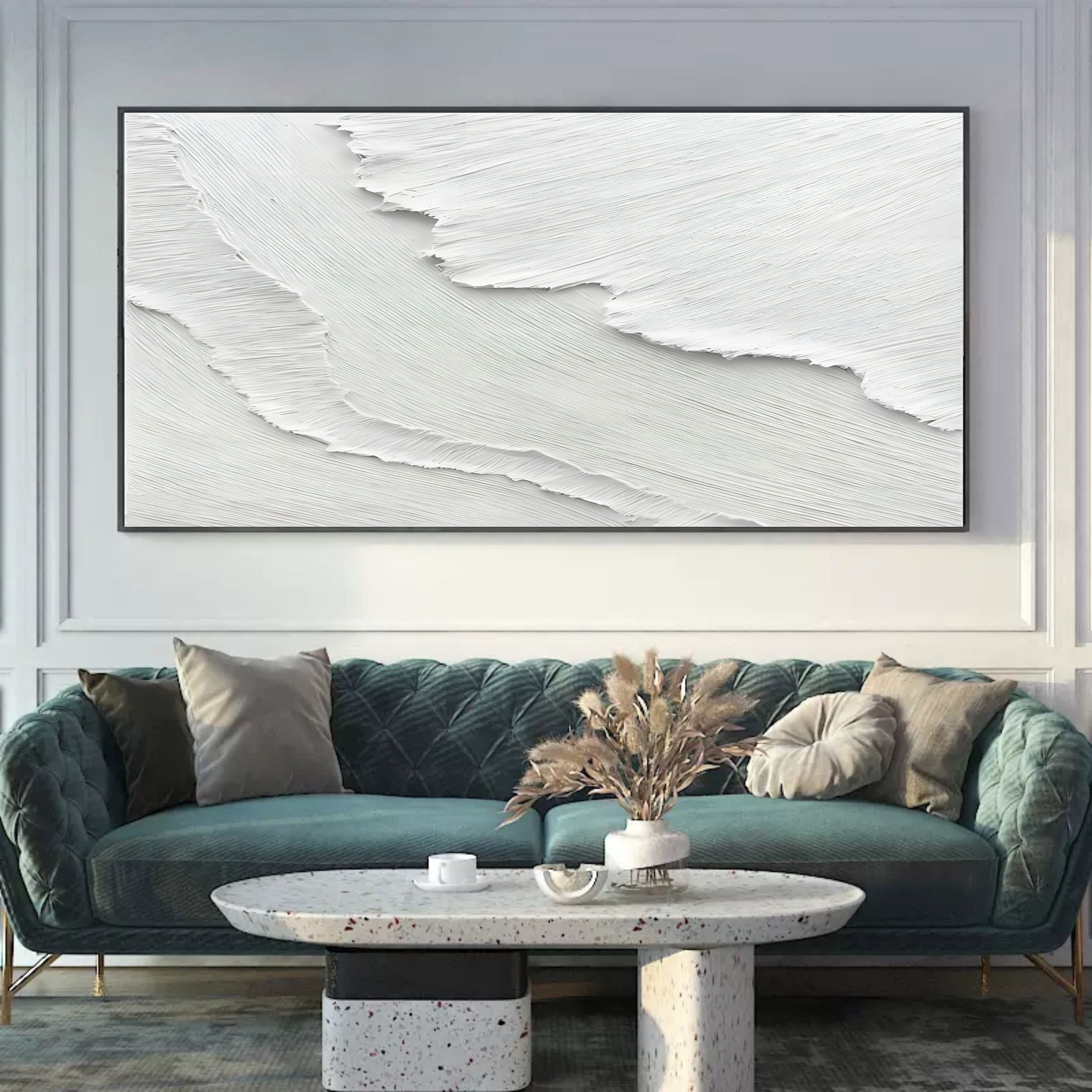Plaster Art Texture Painting SG092 - Neutralighting