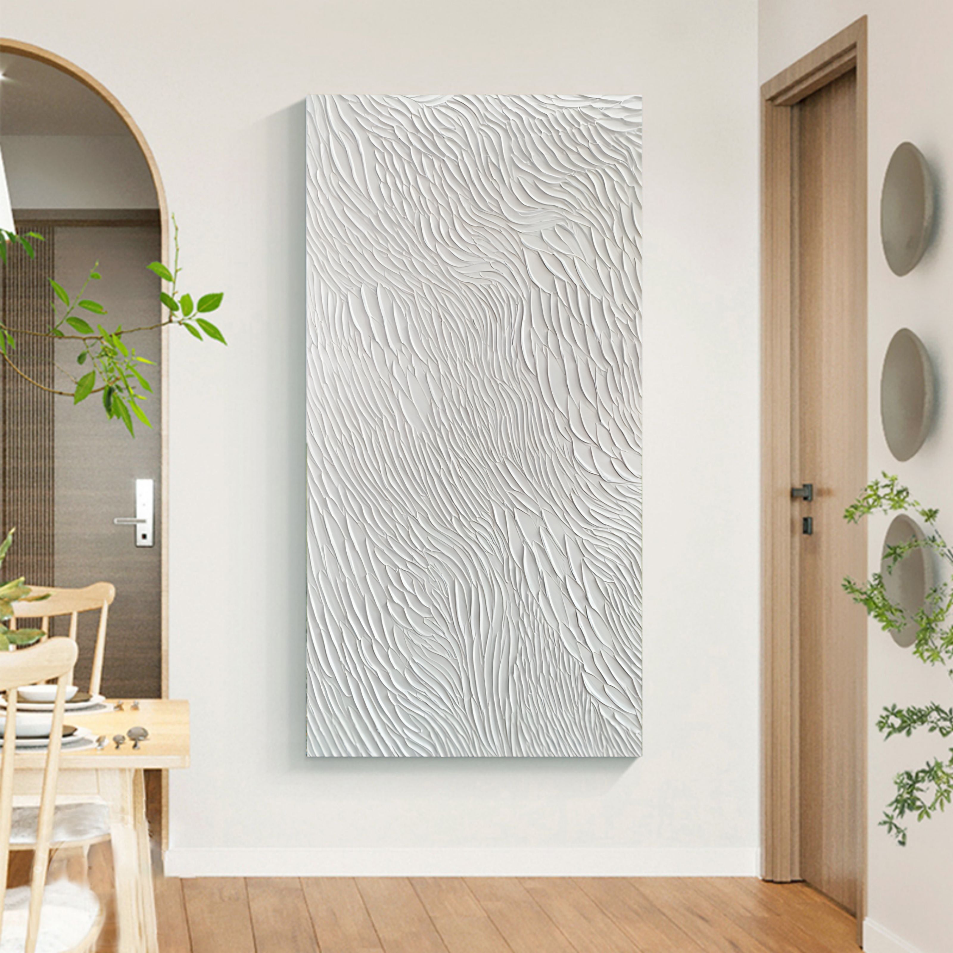 Plaster Art Texture Painting SG099 - Neutralighting
