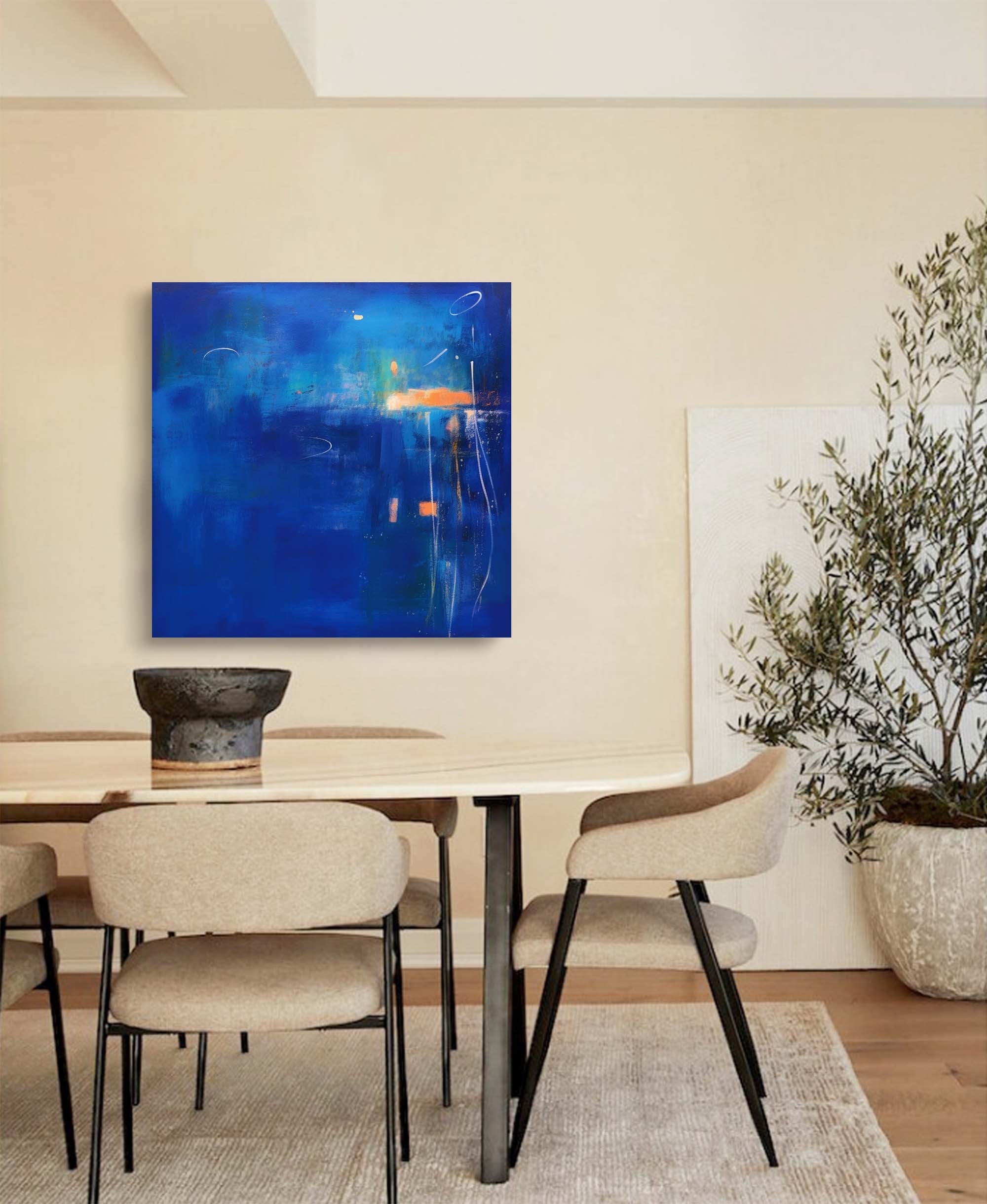 Abstract Canvas Art AB210 - Neutralighting