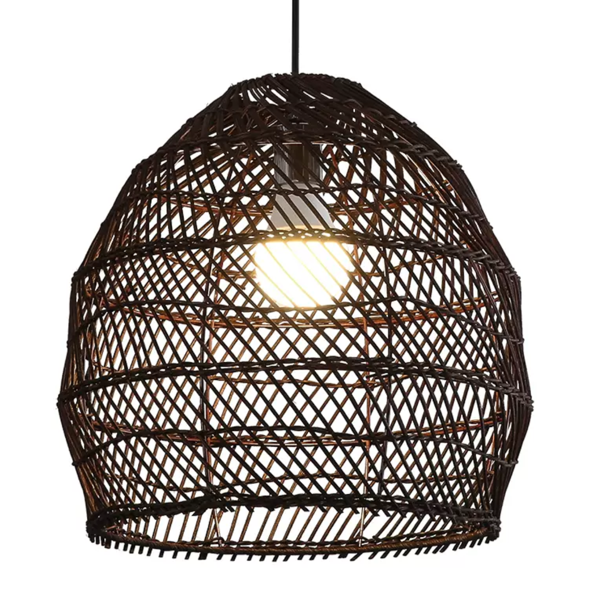 Muto Design Retro LED Pendant Light Black/Wood Wood Bedroom/Living Room/Study Room/Hall - Neutralighting
