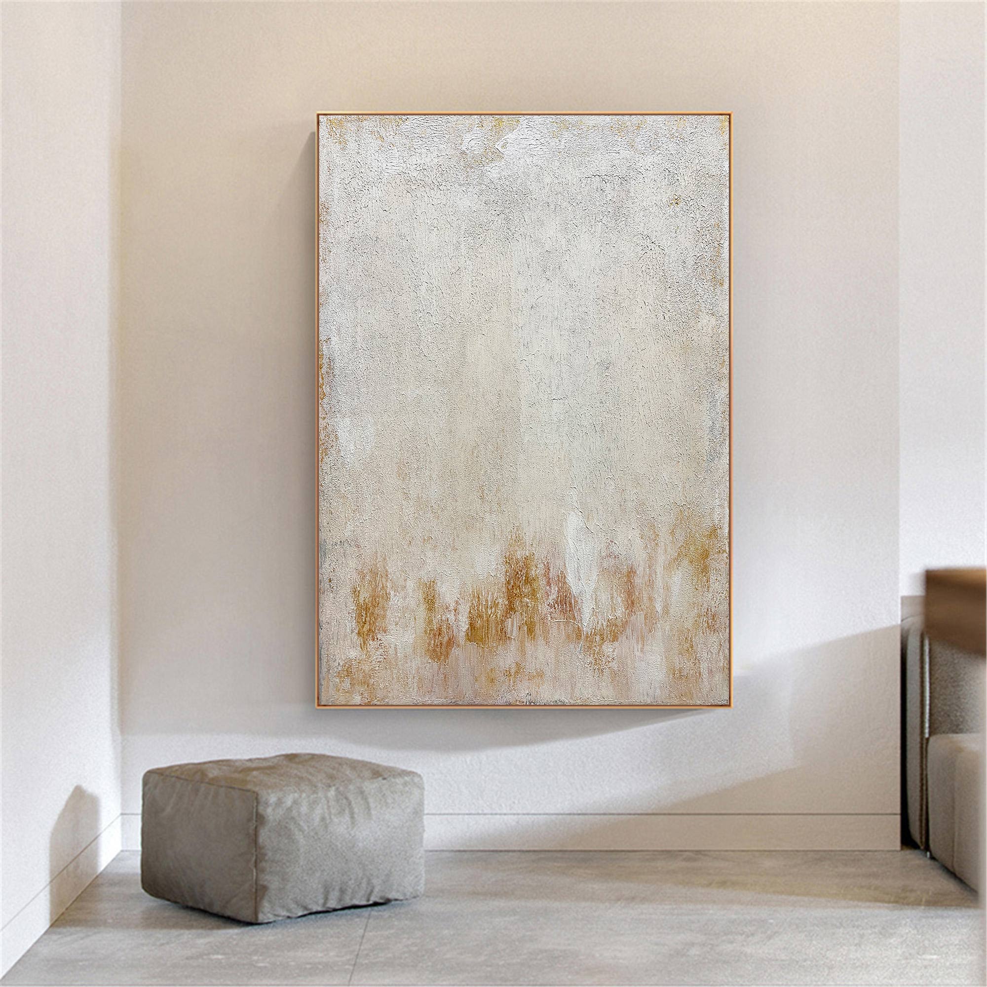 Beige Minimalist Painting