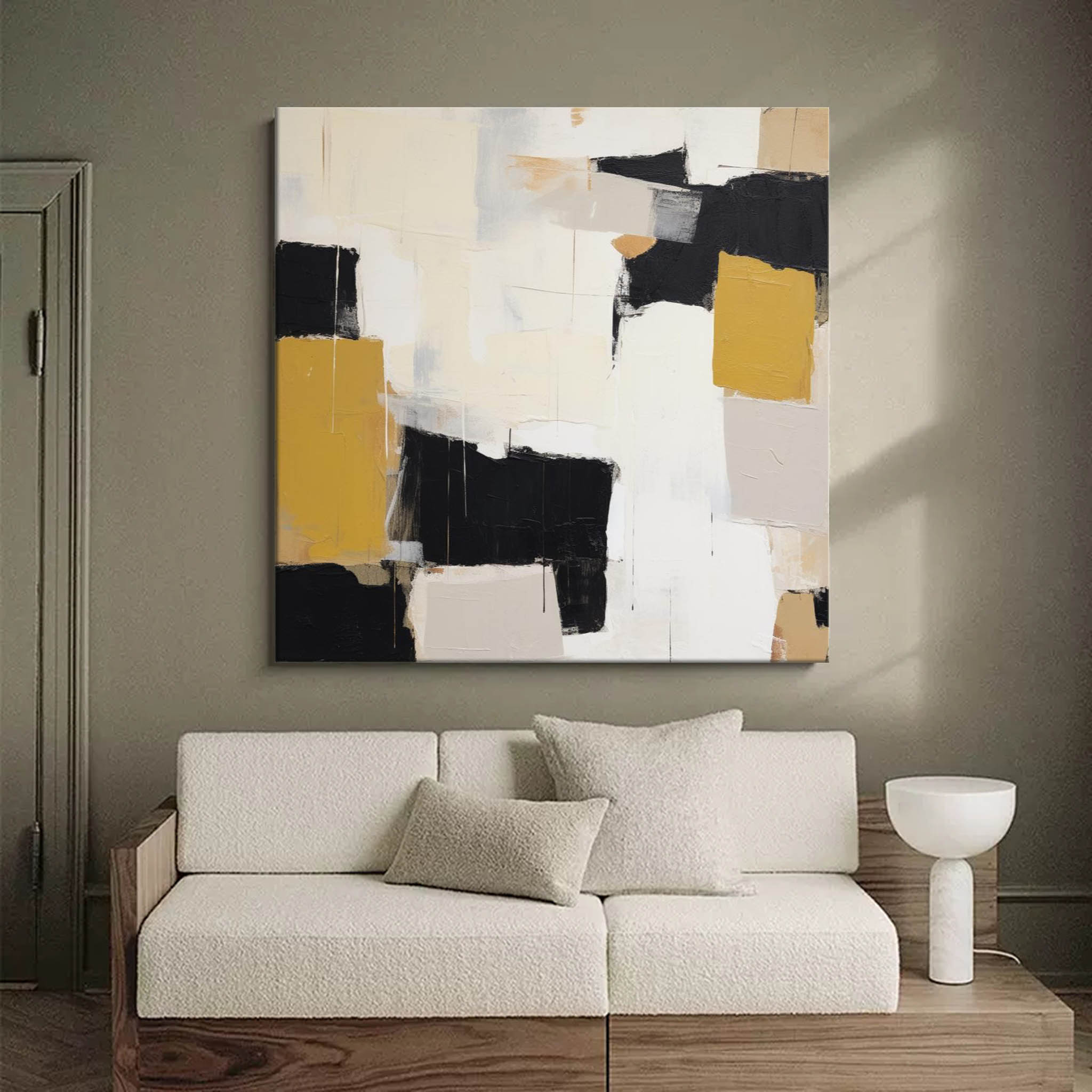 Wall Art Irregular Abstract Warm Neutral