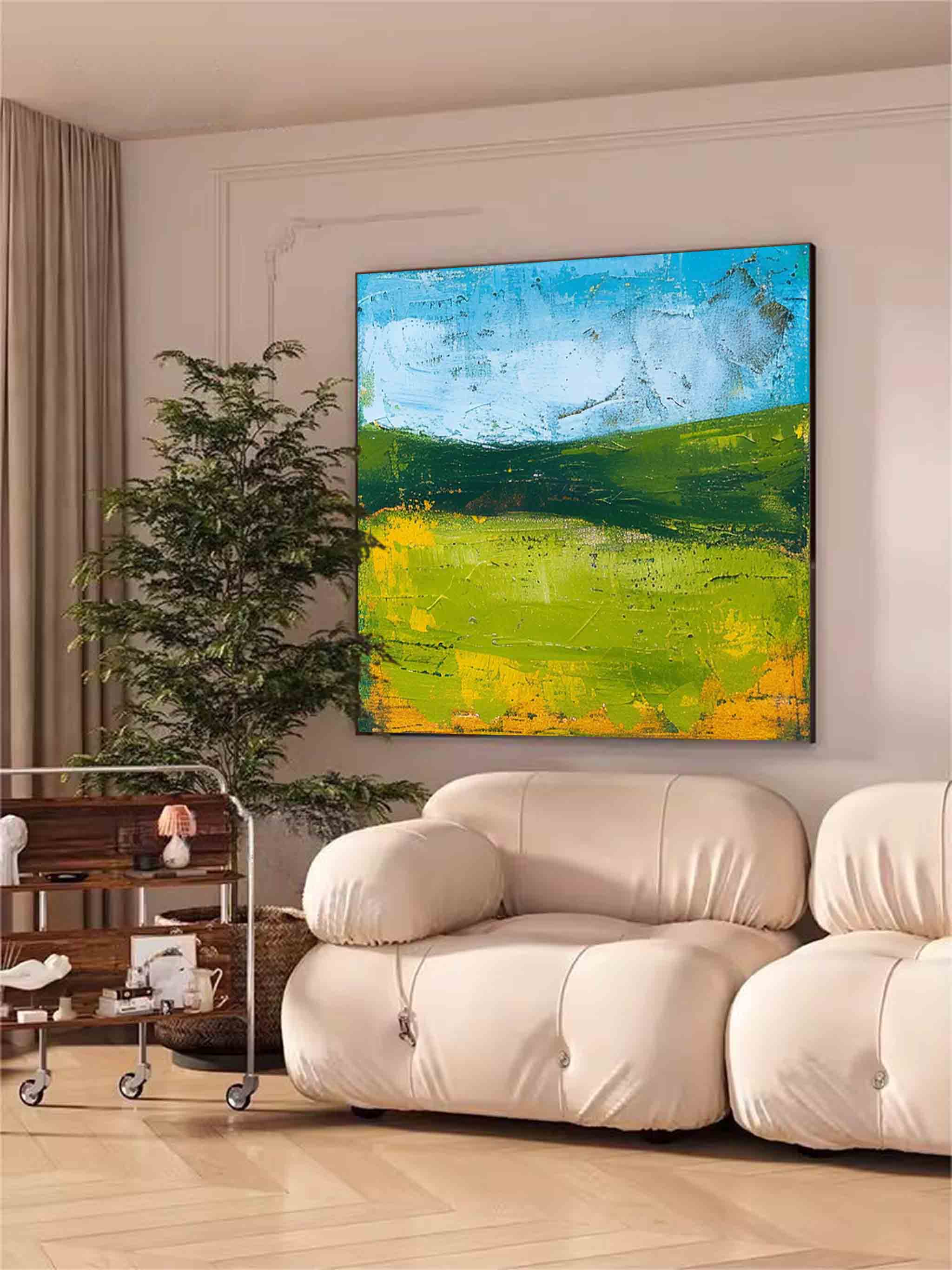 Wall Art Abstract Natural Impasto Healing Expressionist