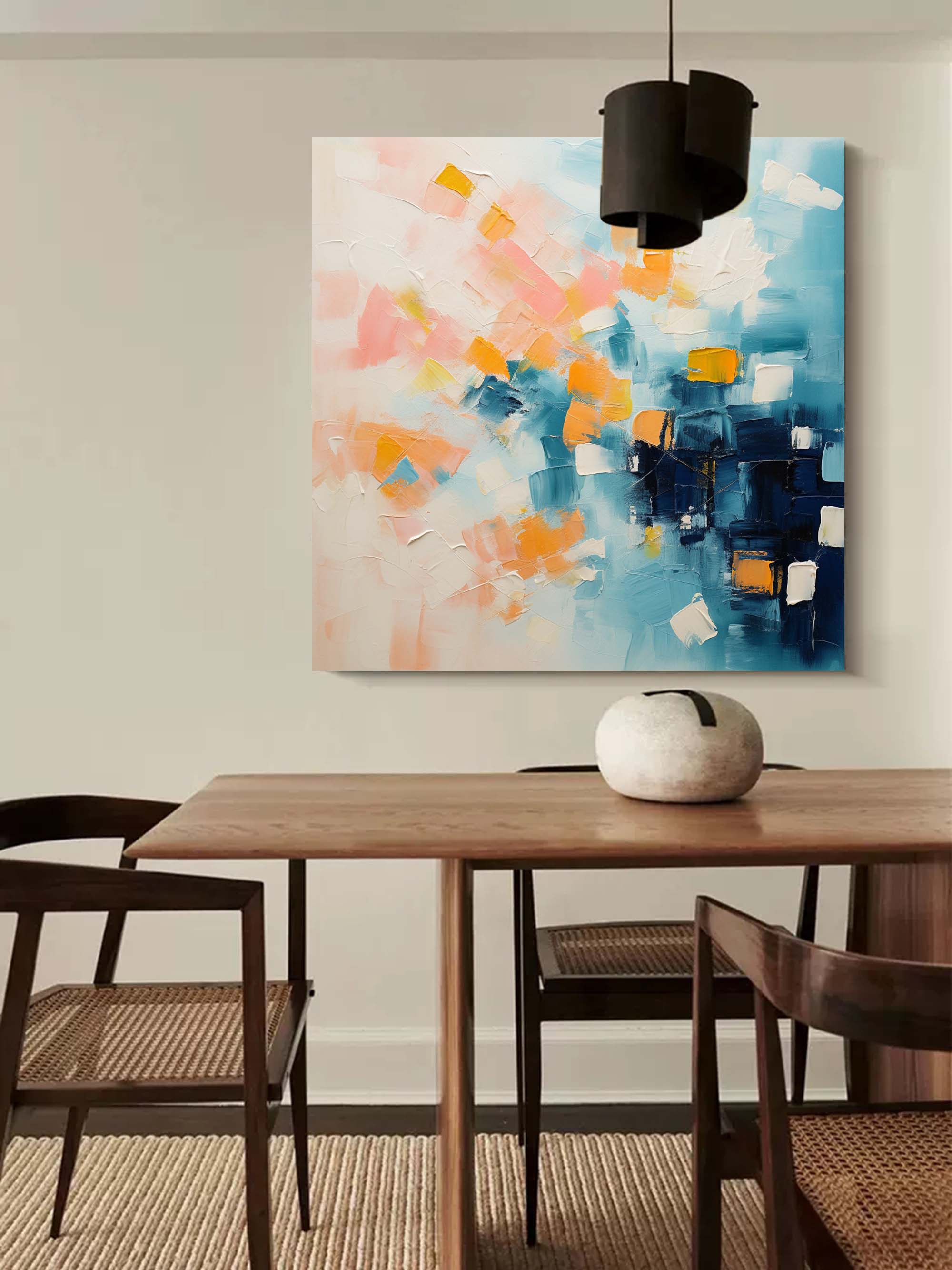 Abstract Canvas Art AB226 - Neutralighting