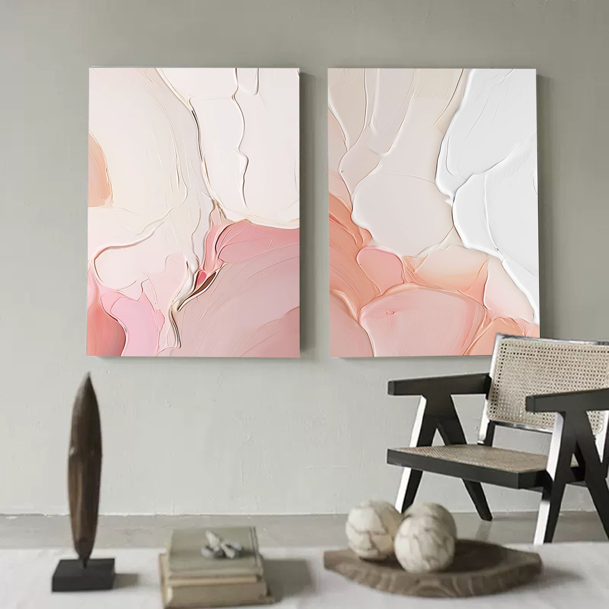 Abstract Canvas Art AB141 - Neutralighting