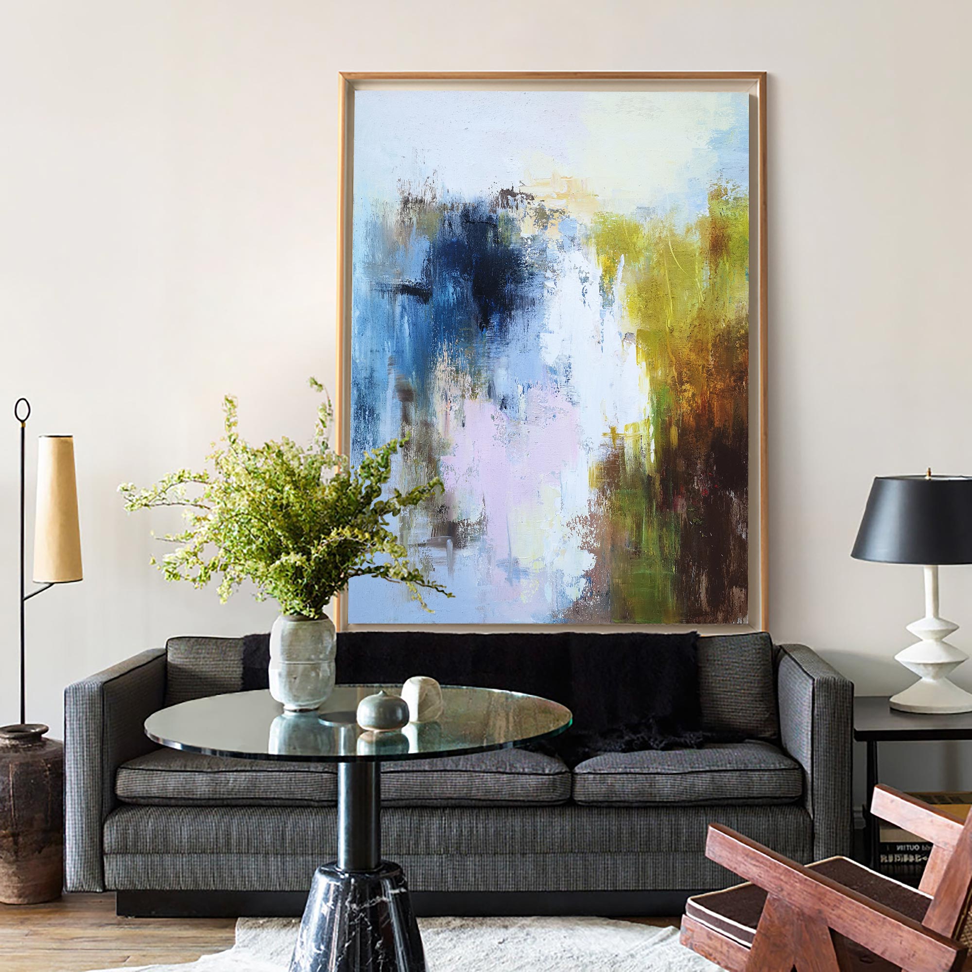 Modern Abstract Canvas Oil Painting