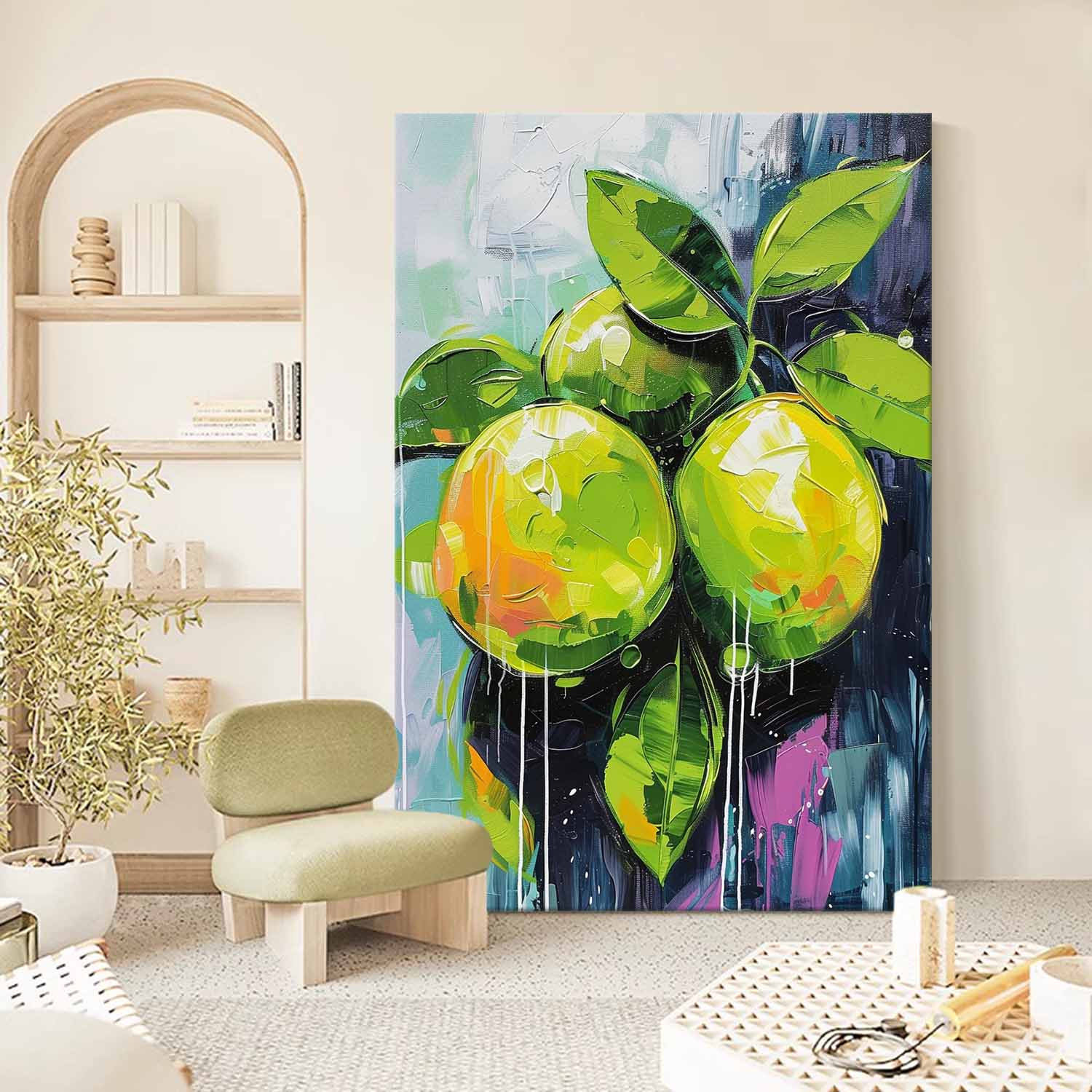 Wall Art Abstract Painterly Whimsical Fantasy