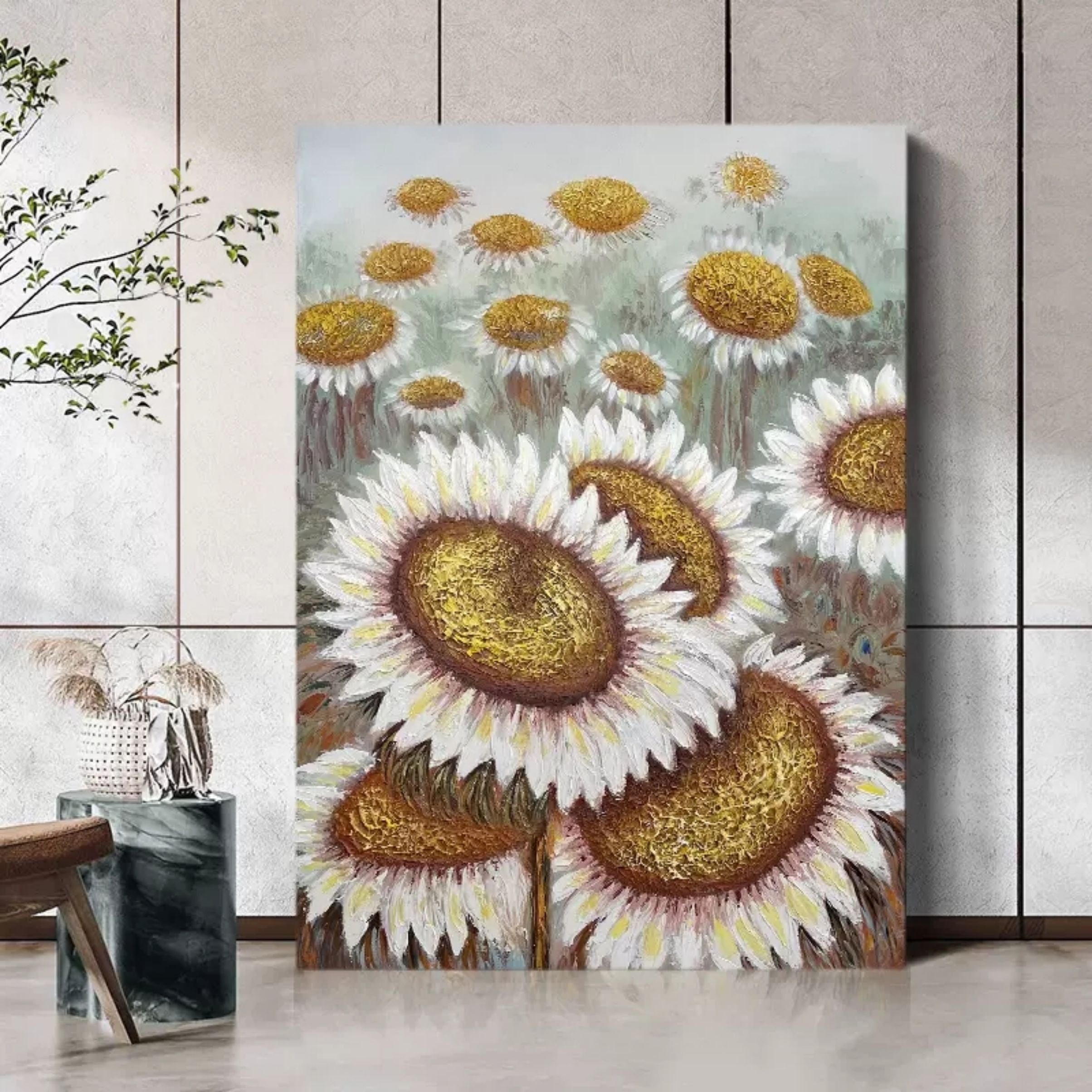 Plaster Art Texture Painting SG031 - Neutralighting