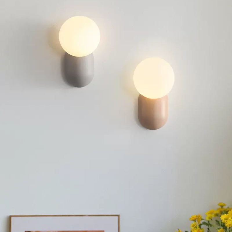 Valentina Modern LED Indoor Wall Lamp Lovely Resin Glass Bedroom/Living Room - Neutralighting