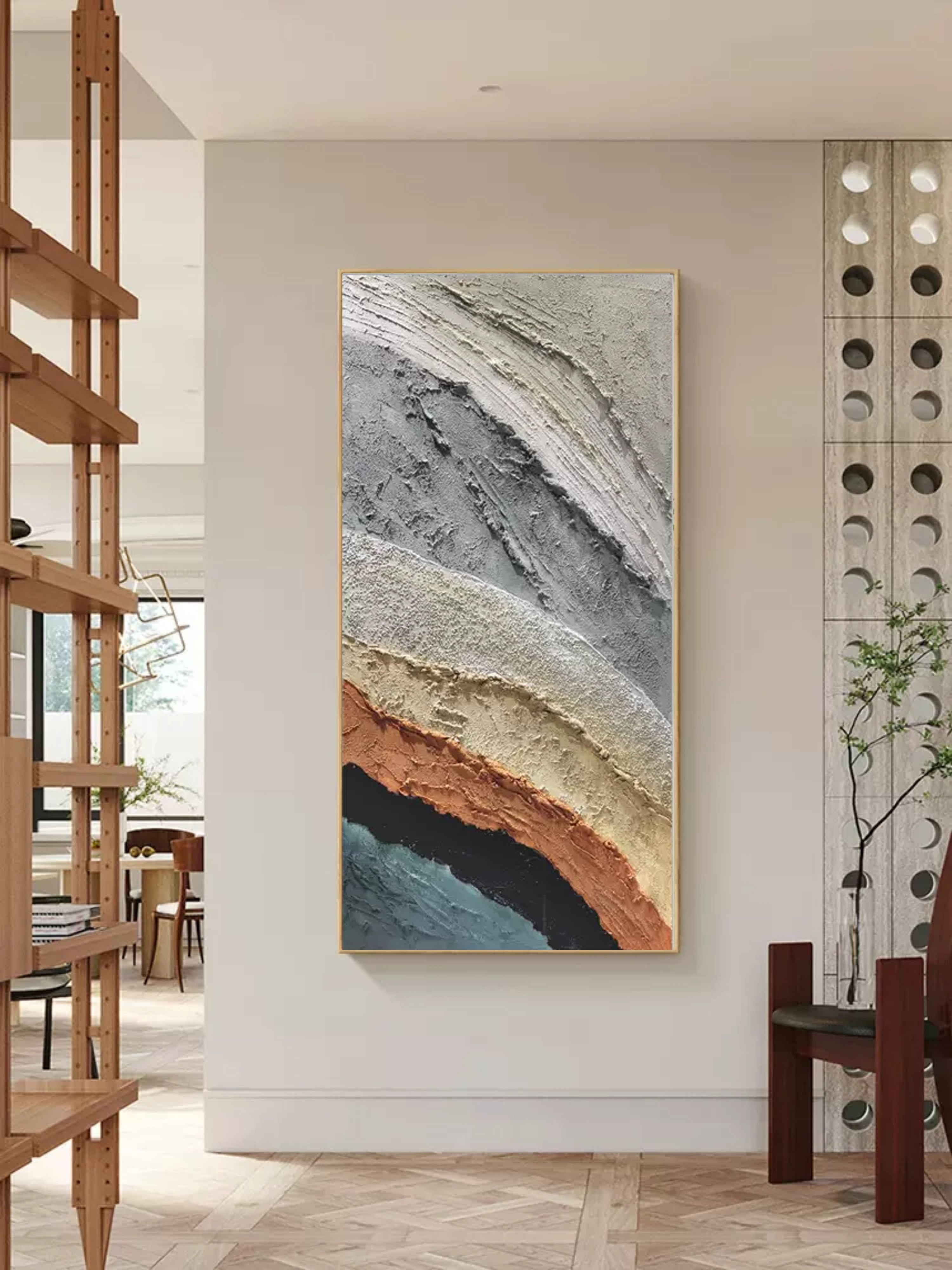 Plaster Art Texture Painting SG057 - Neutralighting