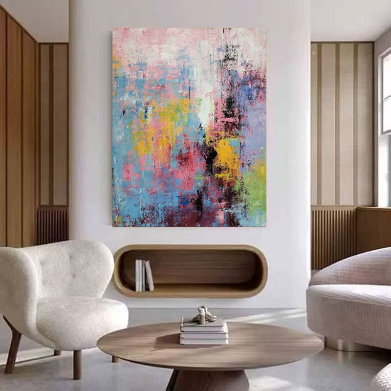 Abstract Canvas Art AB077 - Neutralighting