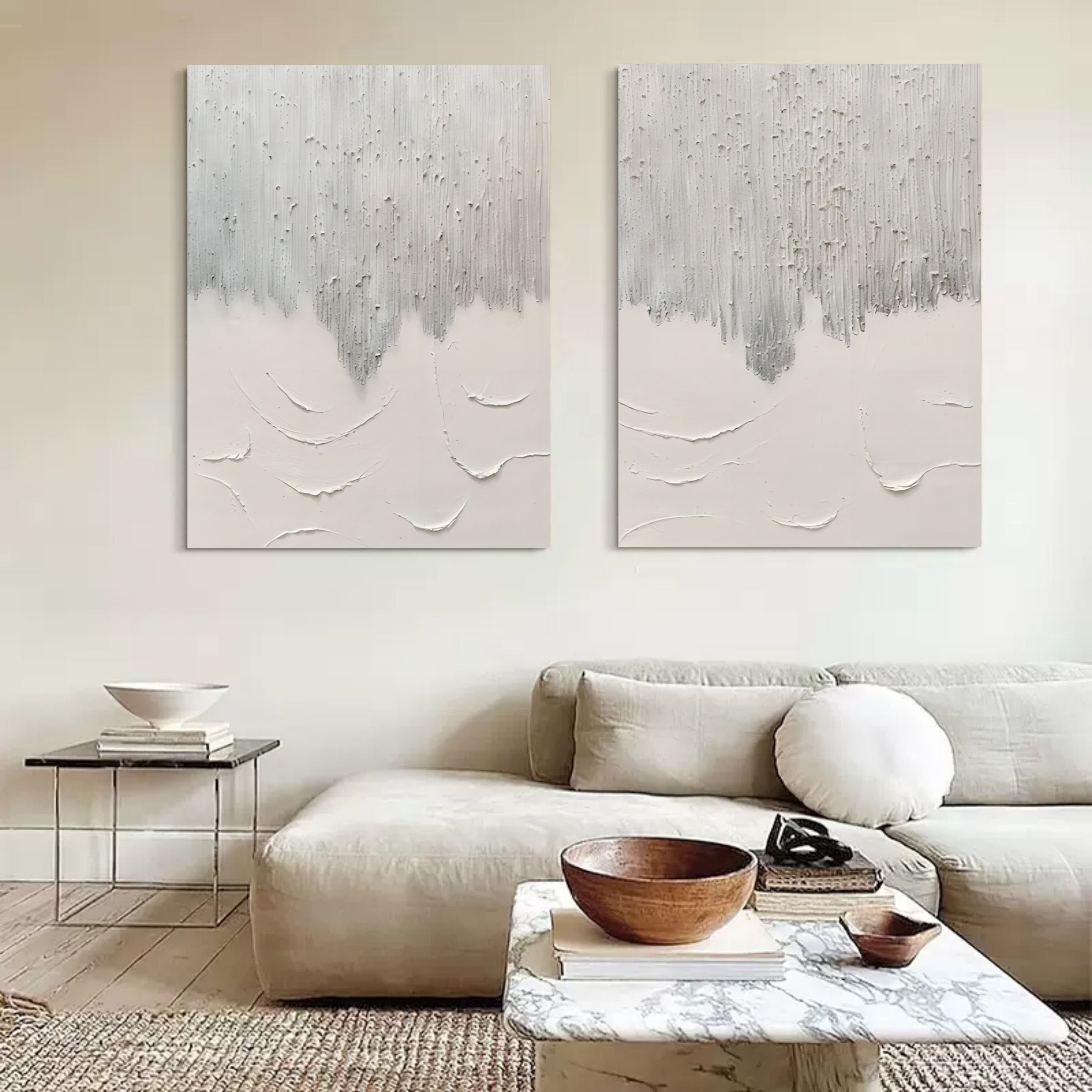 Abstract Painting Set Of 2 SP081 - Neutralighting