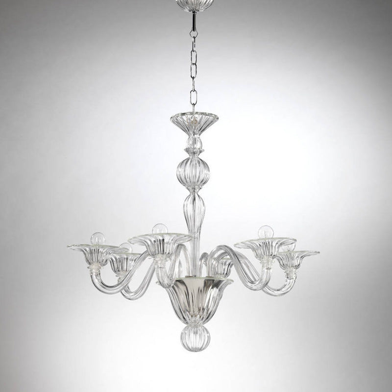 Silva Chandelier Retro Glass Yellow&Green&Clear - Neutralighting