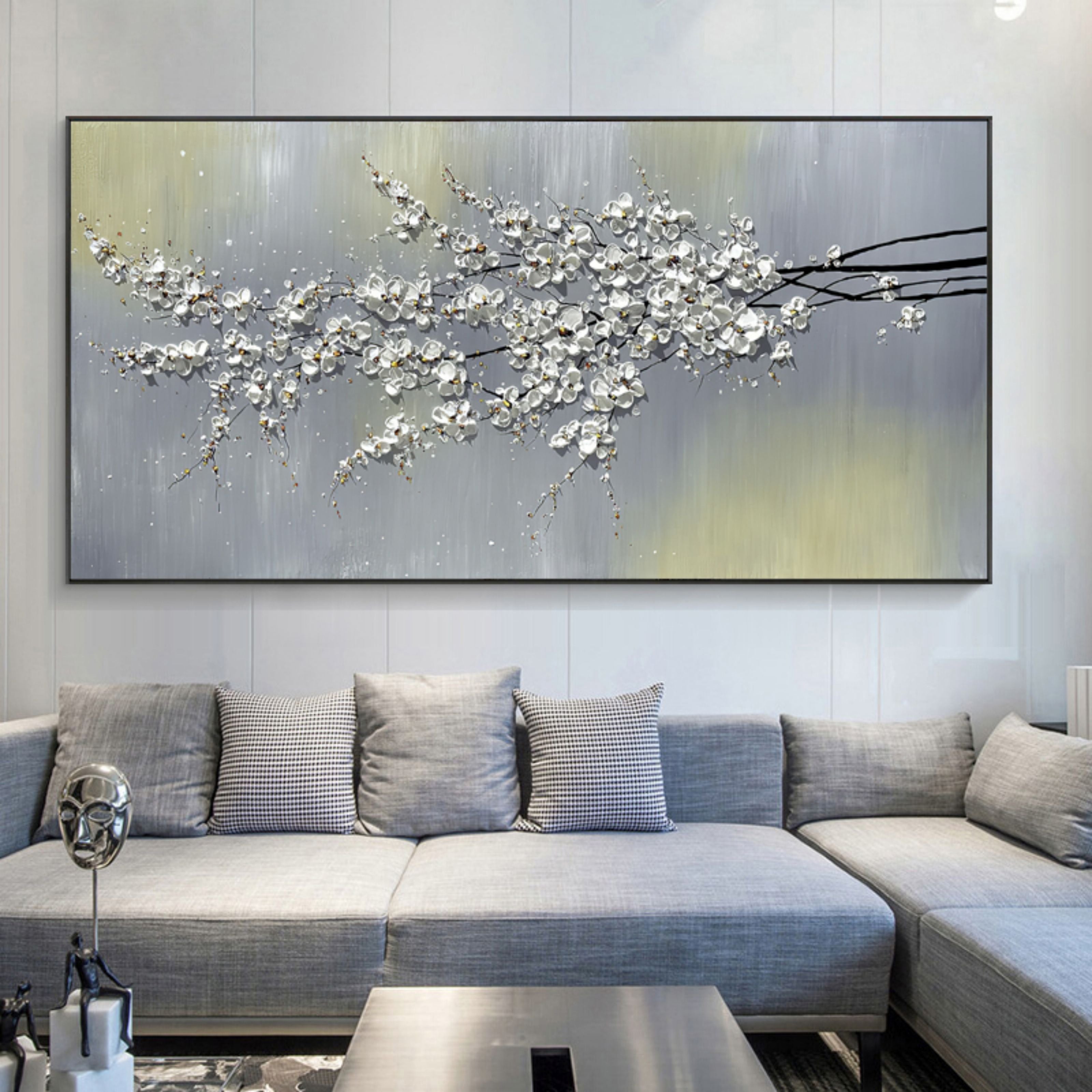 Plaster Art Texture Painting SG054 - Neutralighting