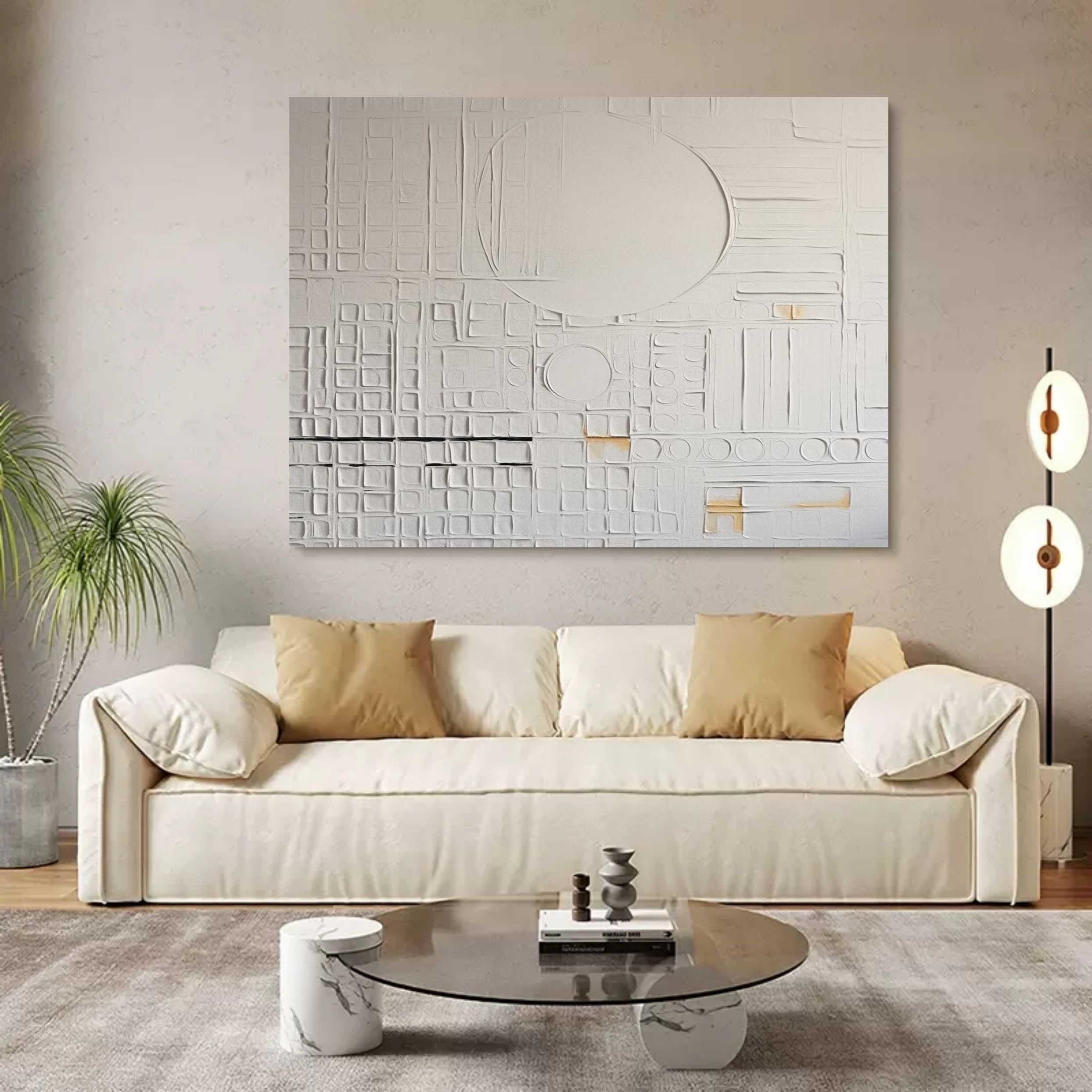 Plaster Art Texture Painting SG242 - Neutralighting