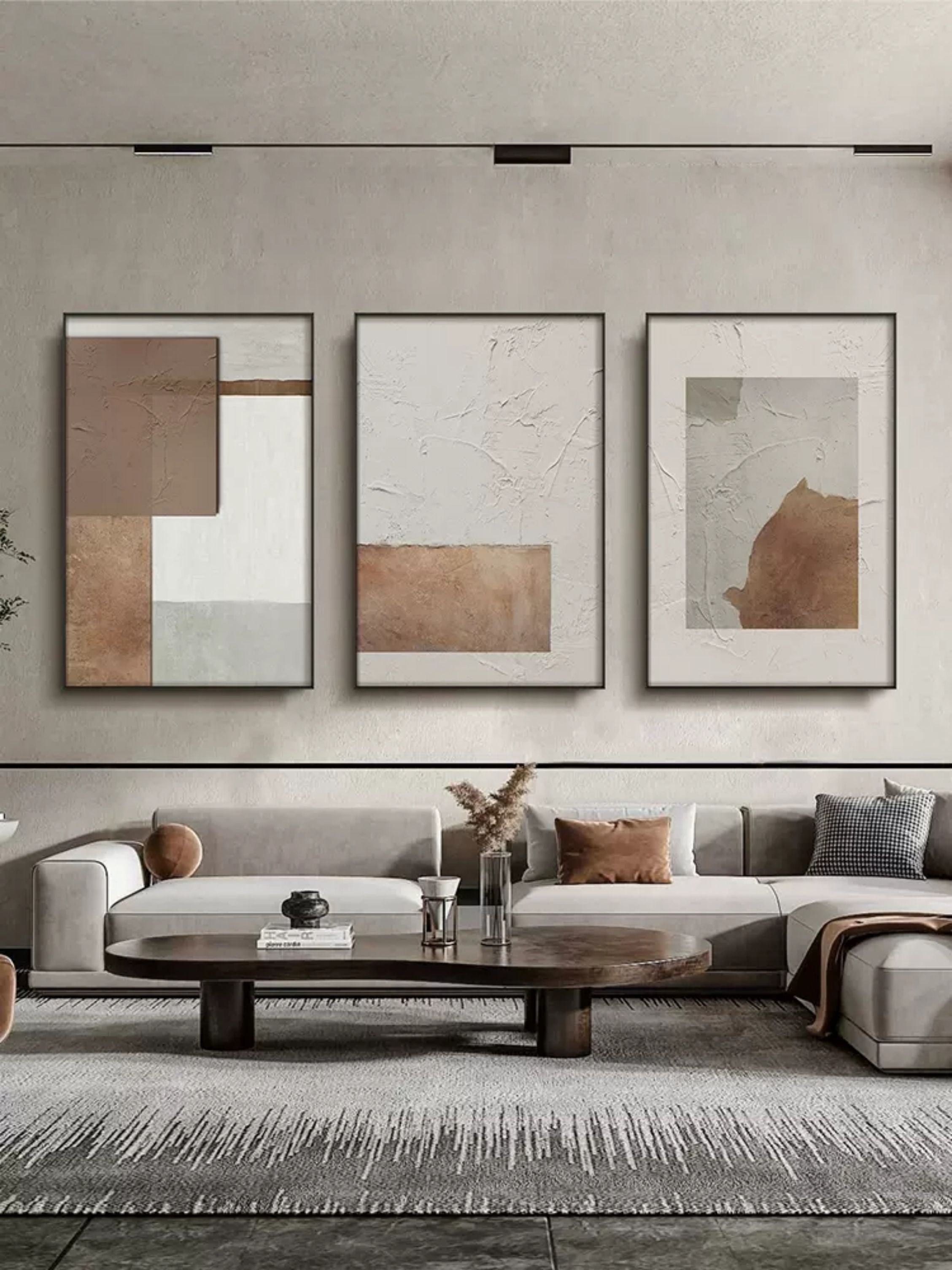 Abstract Painting Set of 3 SP034 - Neutralighting