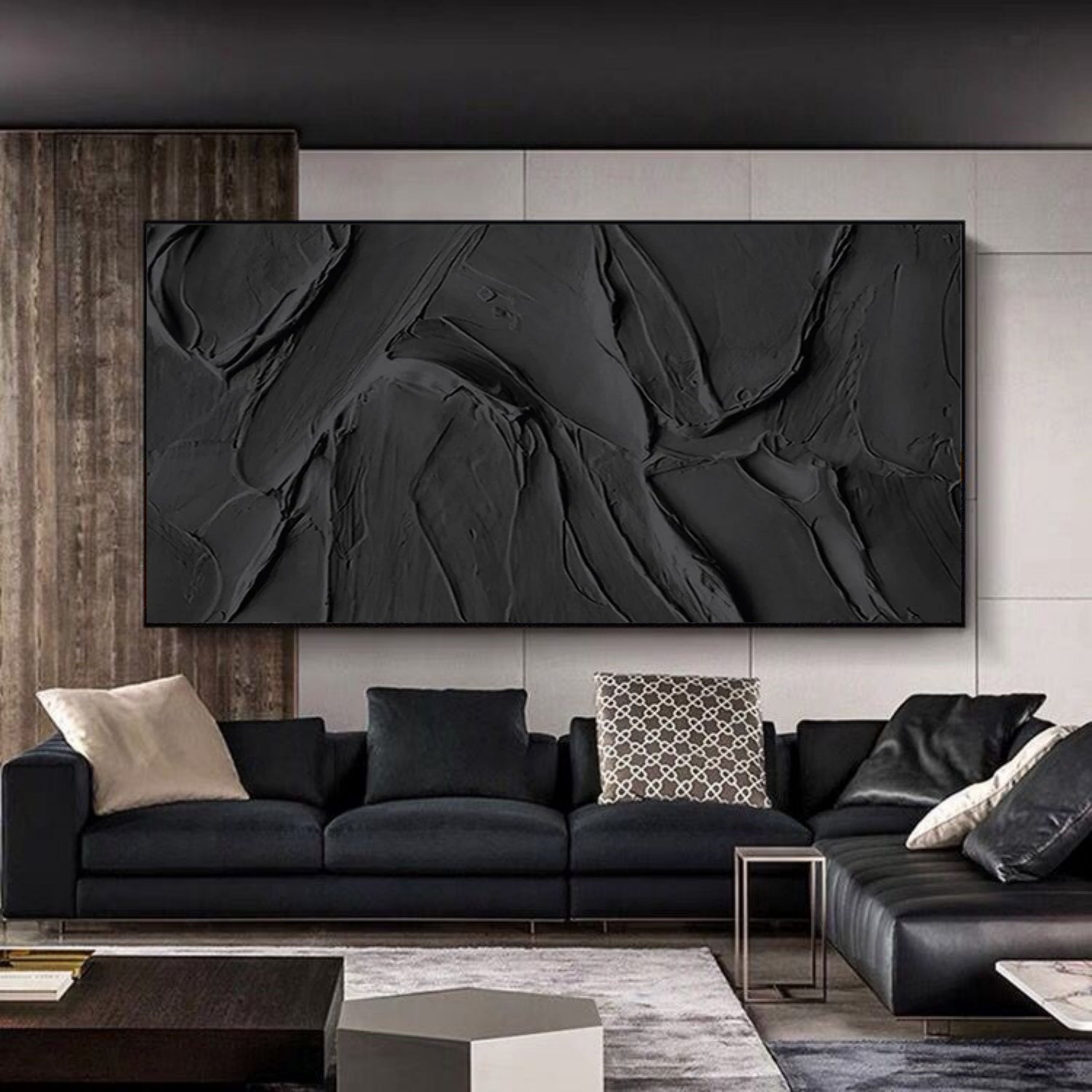 Plaster Art Texture Painting SG043 - Neutralighting