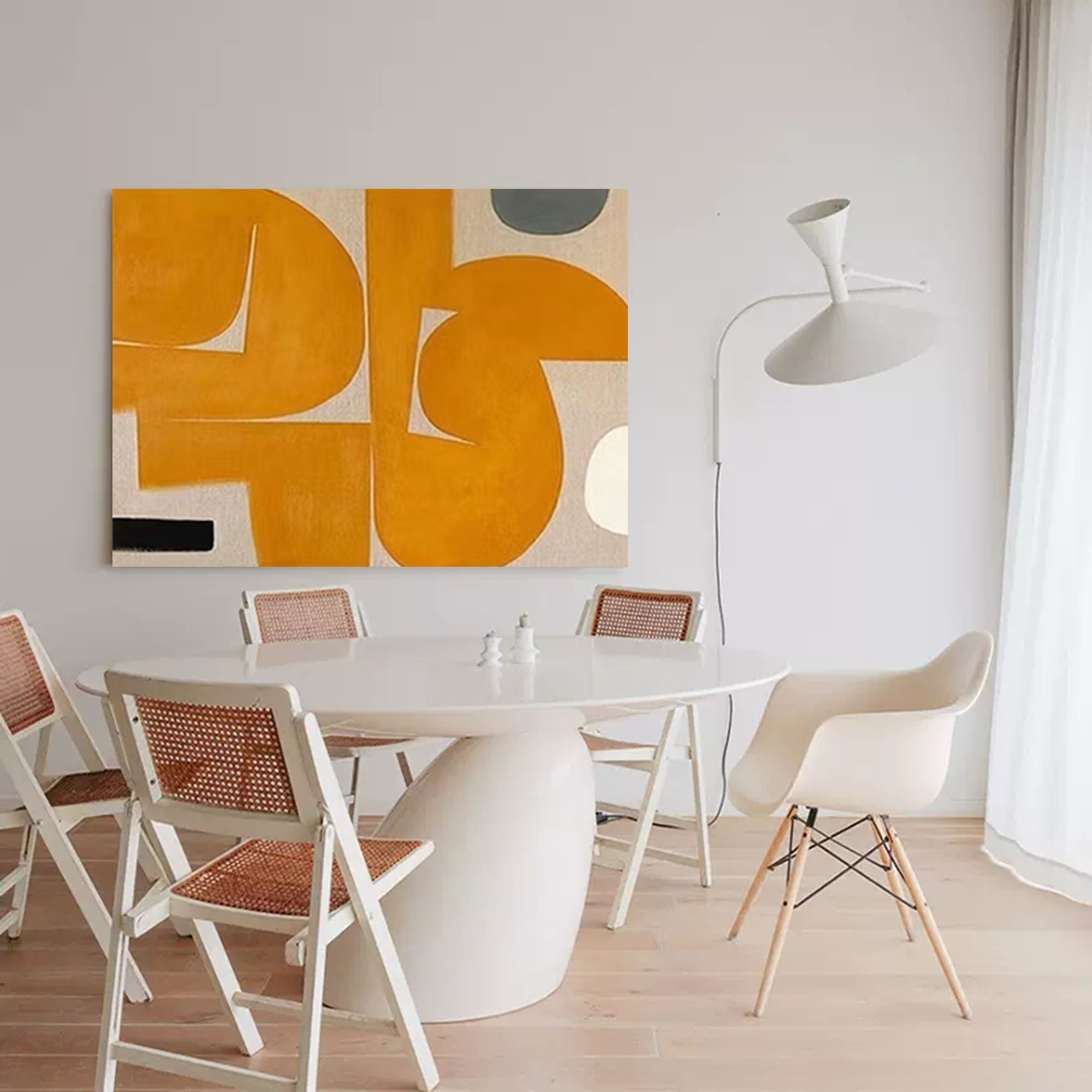 Wall Art Abstract Retro Pop Art Playful